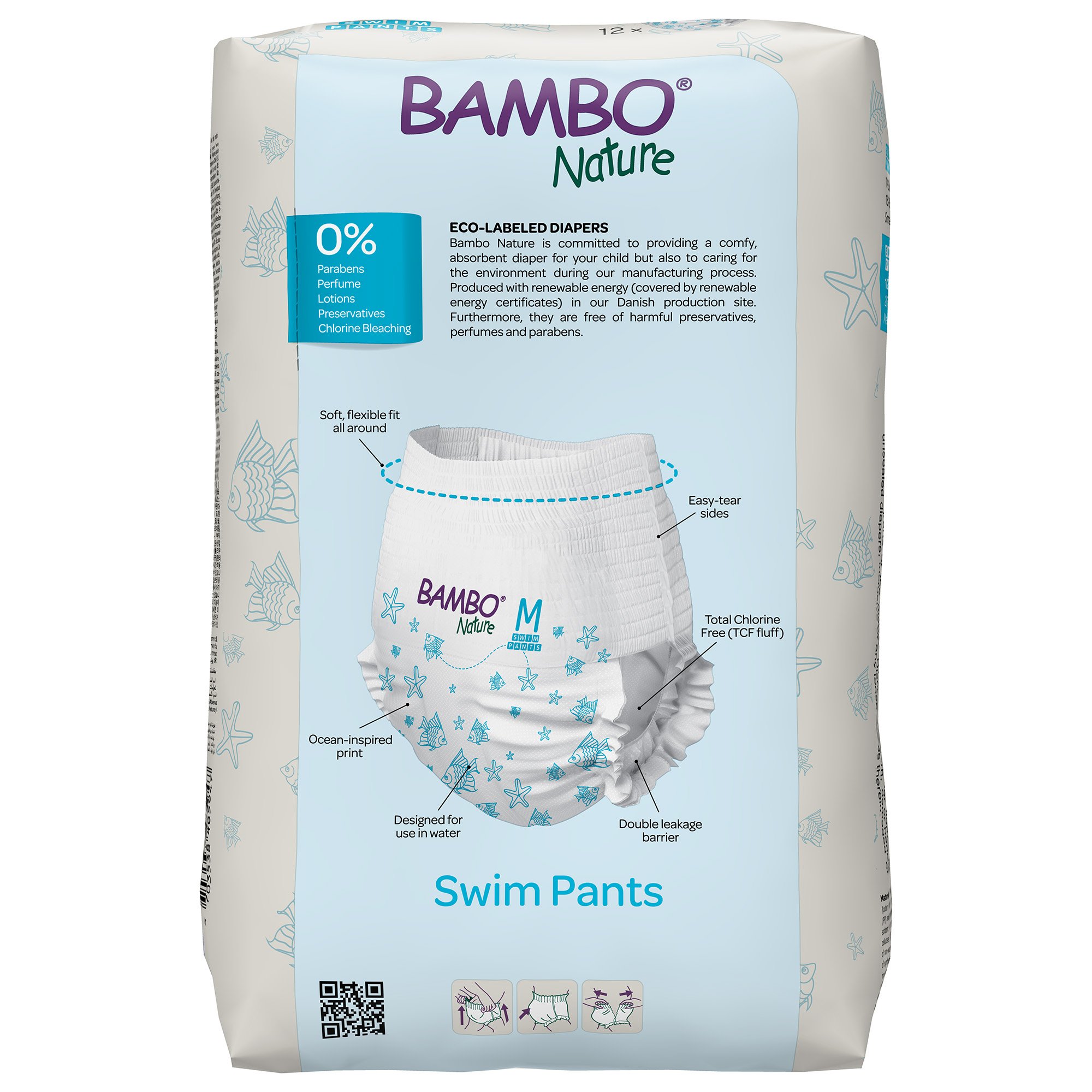 Bambo Nature Swim Pants, Medium - Image 5