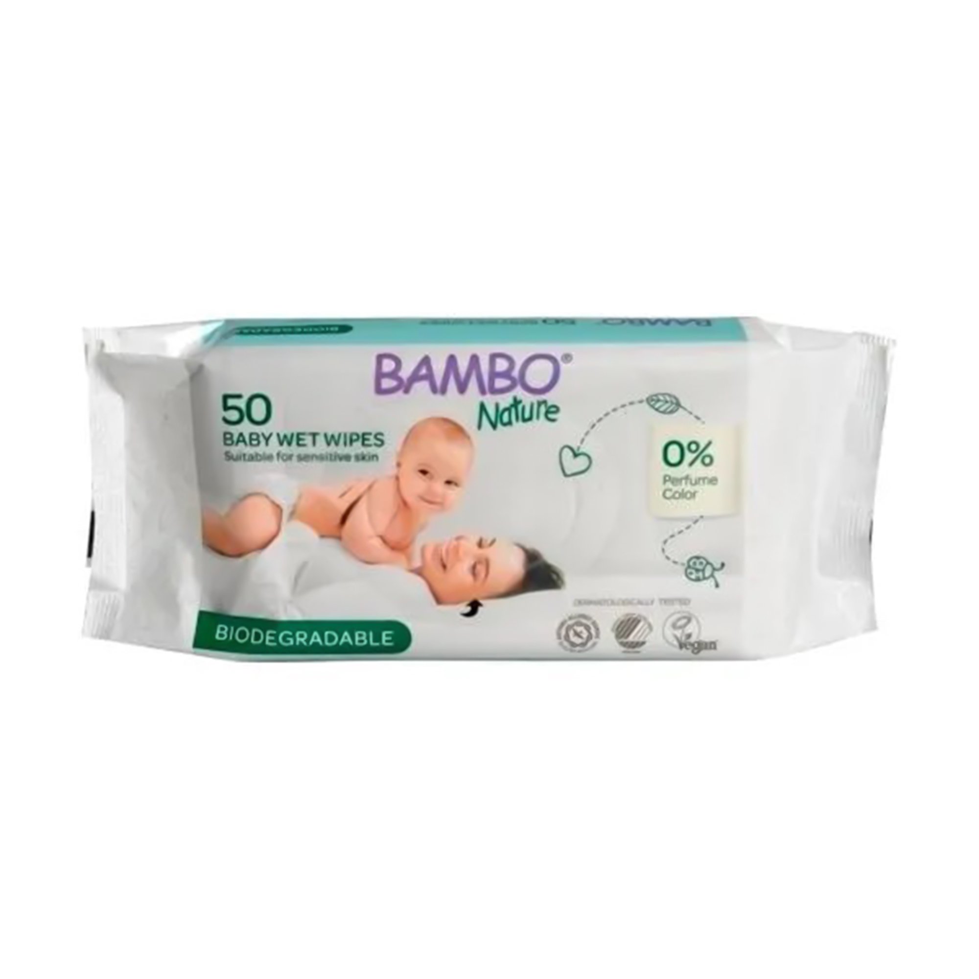 Bambo® Nature Baby Wipes, 64 ct. - Image 2