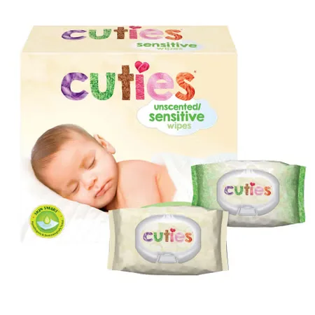 Cuties Baby Wipes, Soft Pack, Aloe, Unscented
