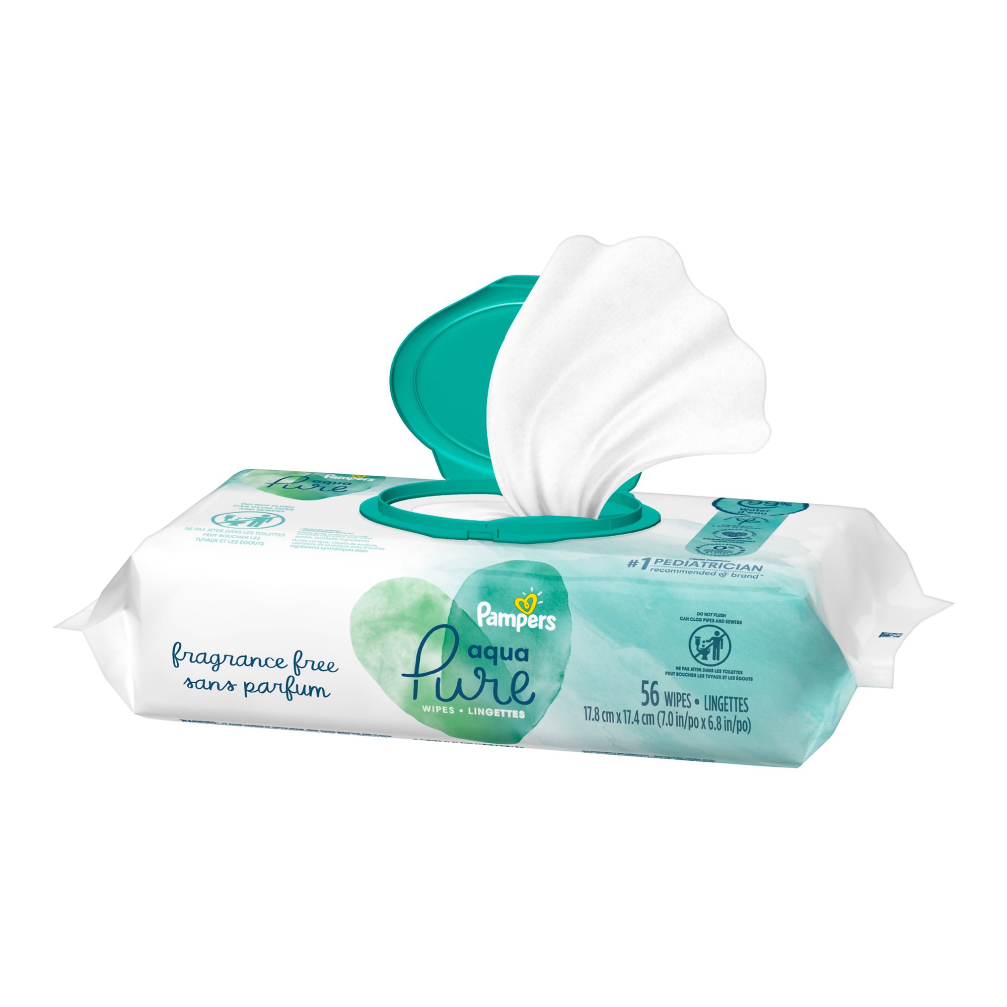 Pampers® Aqua Pure® Baby Wipe - Image 2