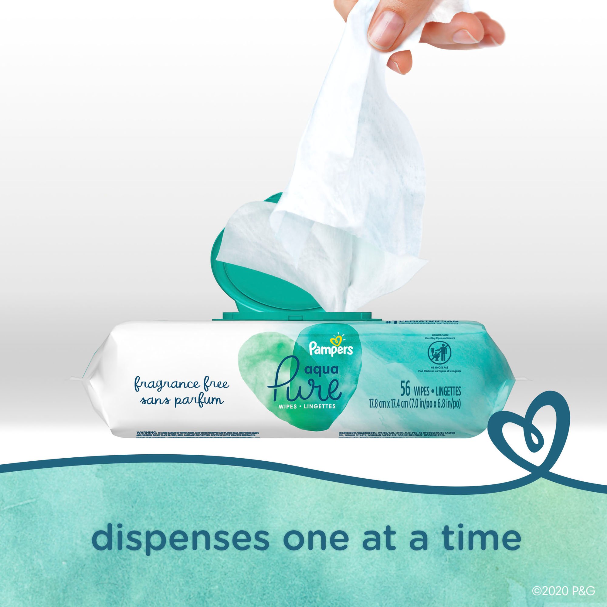 Pampers® Aqua Pure® Baby Wipe - Image 5