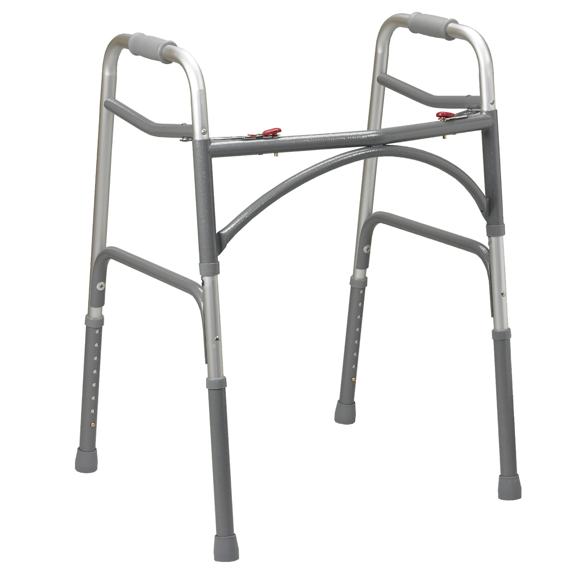 drive™ Aluminum Bariatric Dual Release Walker, 32 - 39 Inch Height