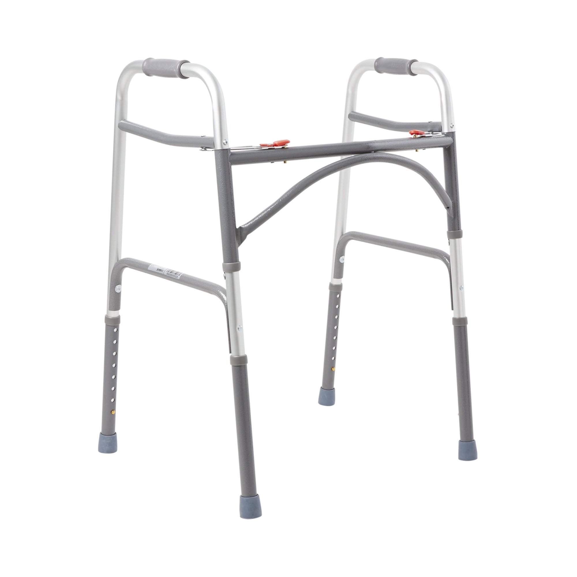 McKesson Steel Bariatric Folding Walker, 32.5 - 39 Inch Height