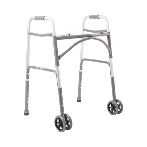 McKesson Steel Bariatric Folding Walker, 32 - 39 Inch Height