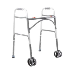 McKesson Steel Bariatric Folding Walker, 32 - 39 Inch Height