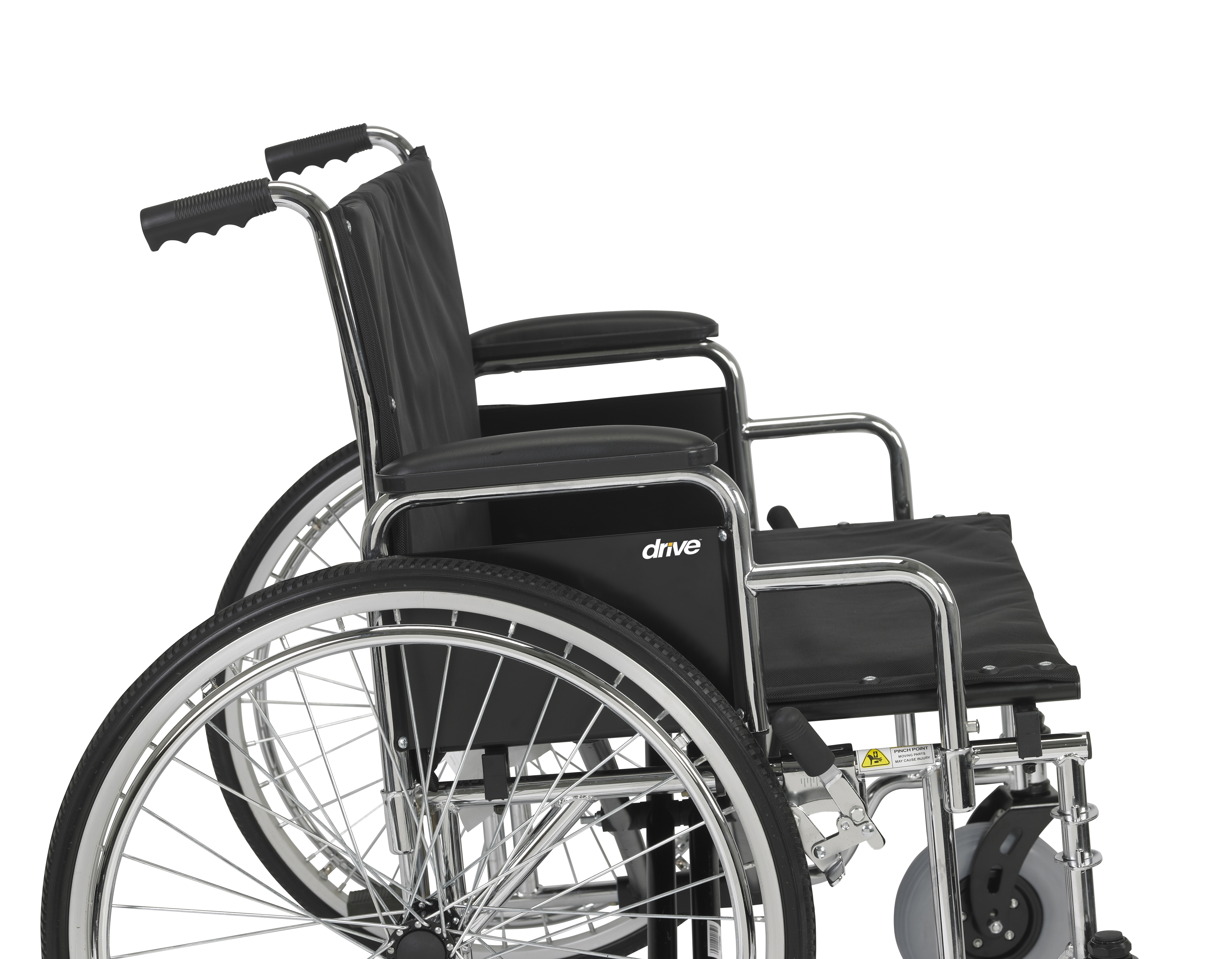 drive™ Sentra EC Extra Wide Bariatric Wheelchair, 30 Inch Seat Width - Image 3