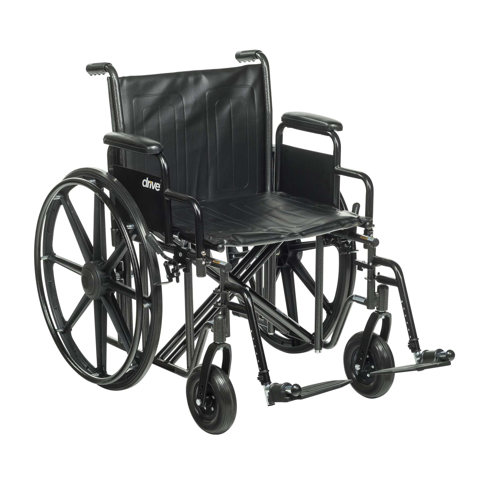drive™ Sentra EC HD Bariatric Wheelchair, 20-Inch Seat Width