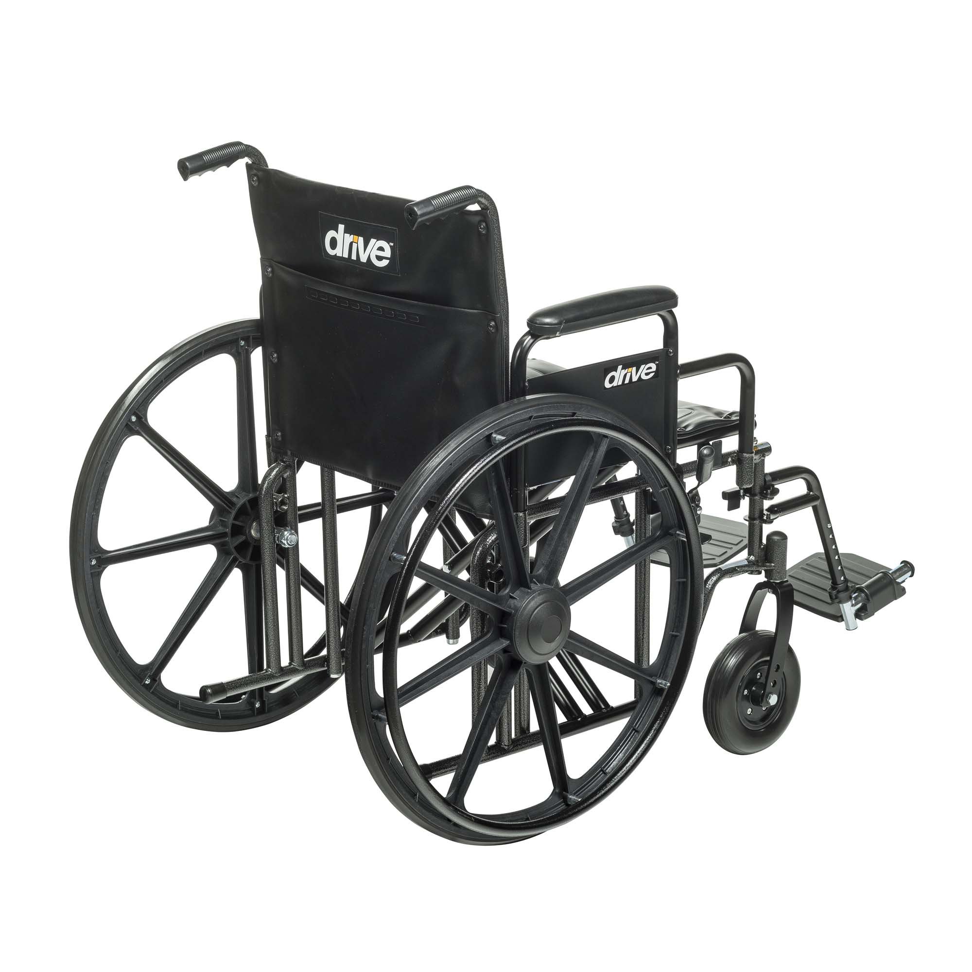 drive™ Sentra EC HD Bariatric Wheelchair, 20-Inch Seat Width - Image 2