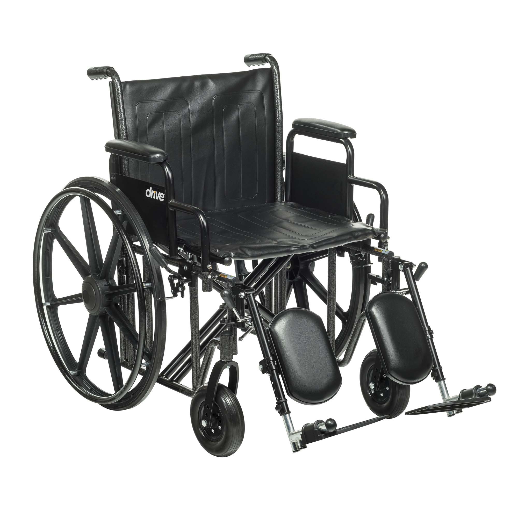 drive™ Sentra EC HD Bariatric Wheelchair, 20-Inch Seat Width