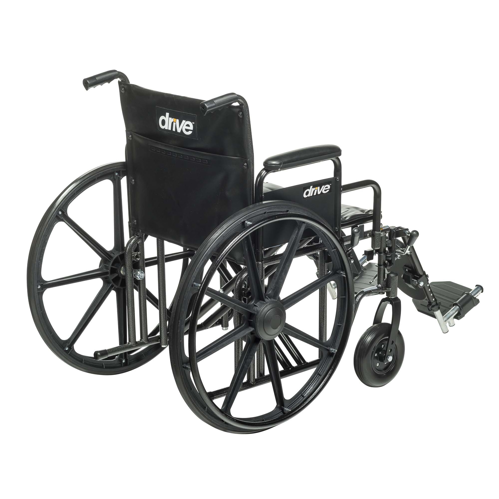 drive™ Sentra EC HD Bariatric Wheelchair, 20-Inch Seat Width - Image 2