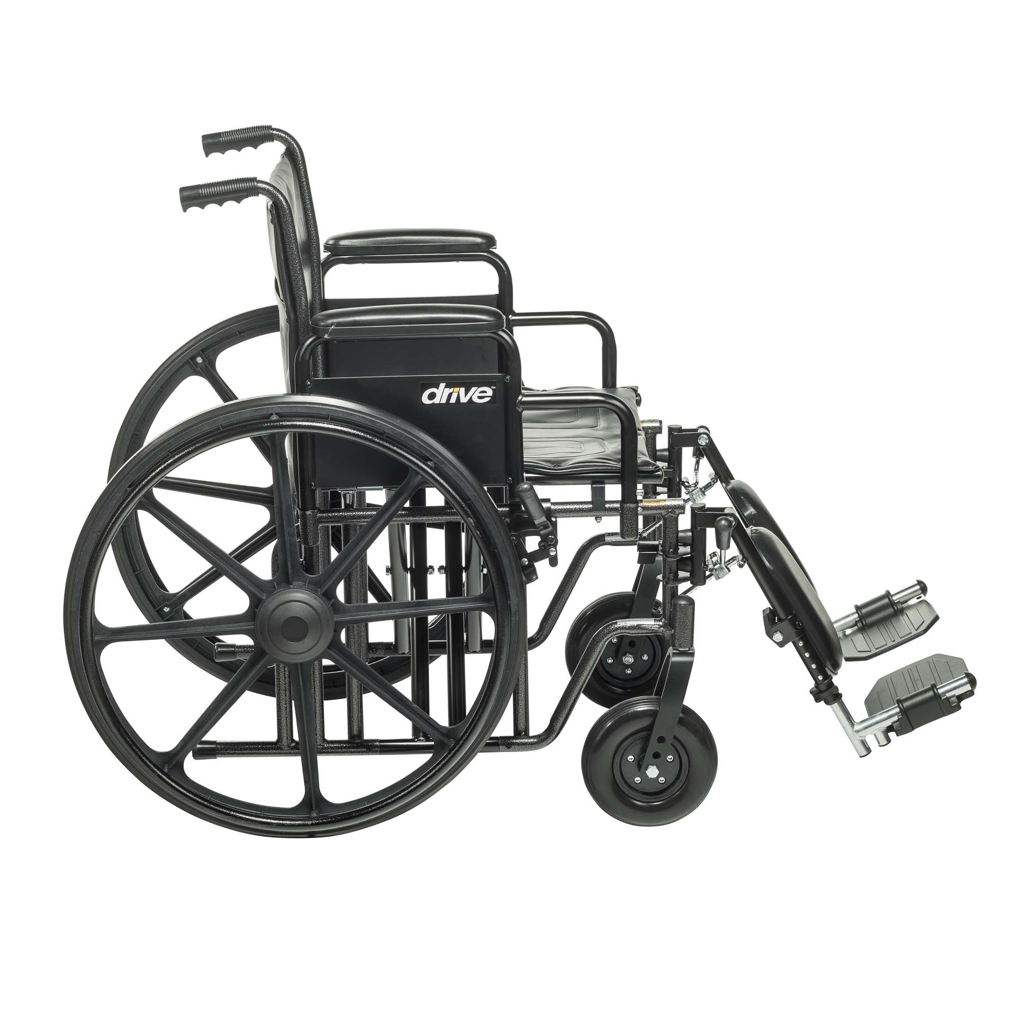 drive™ Sentra EC HD Bariatric Wheelchair, 20-Inch Seat Width - Image 3