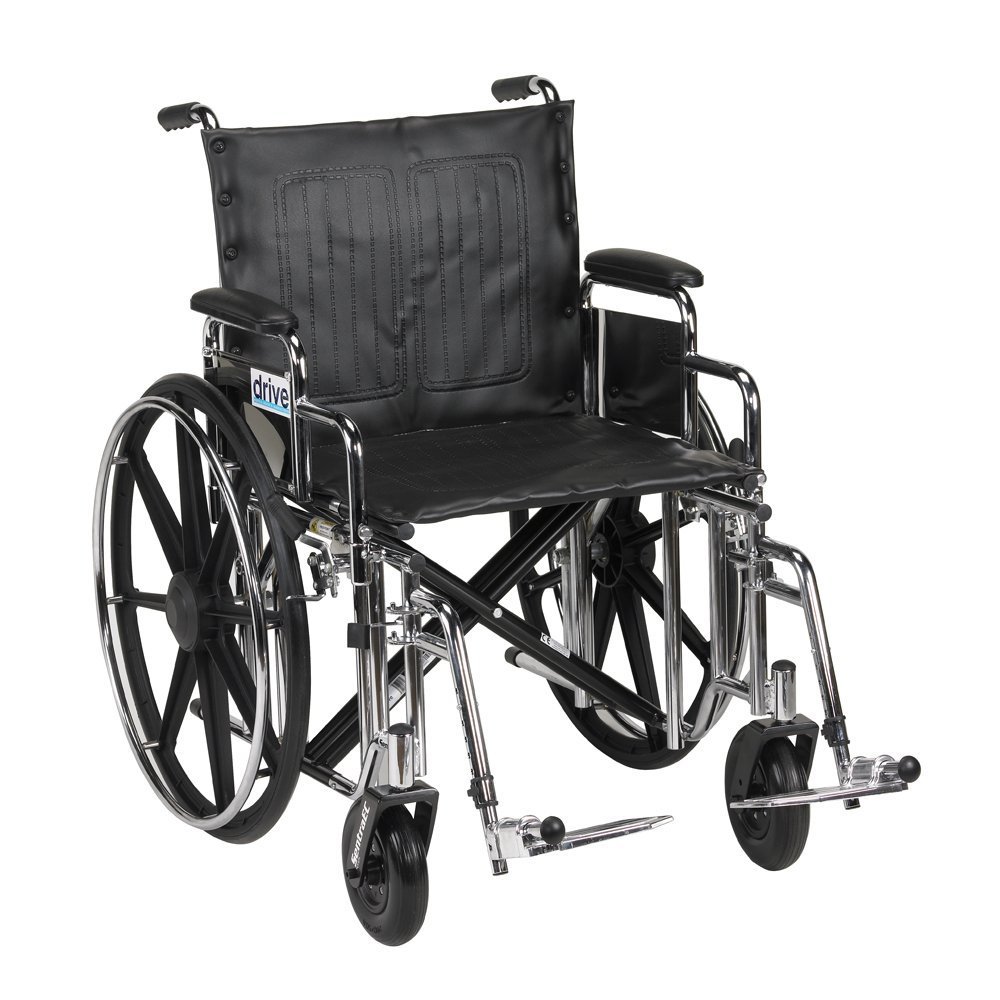 drive™ Sentra Extra HD Bariatric Wheelchair, 20-Inch Seat Width