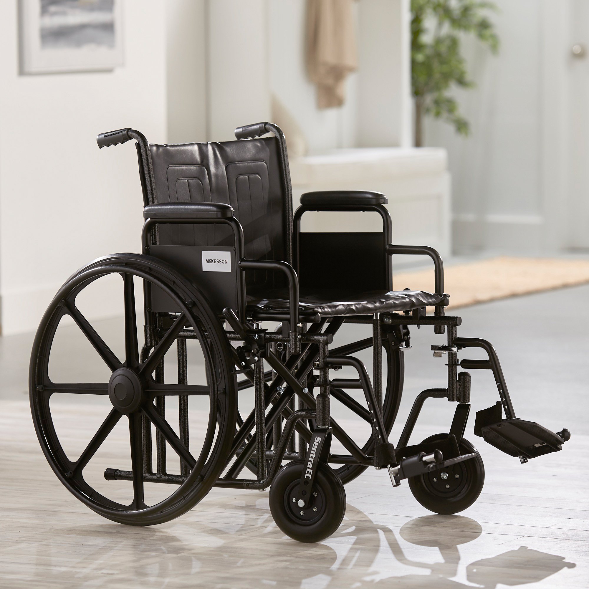 McKesson Bariatric Wheelchair, 22 Inch Seat Width - Image 4