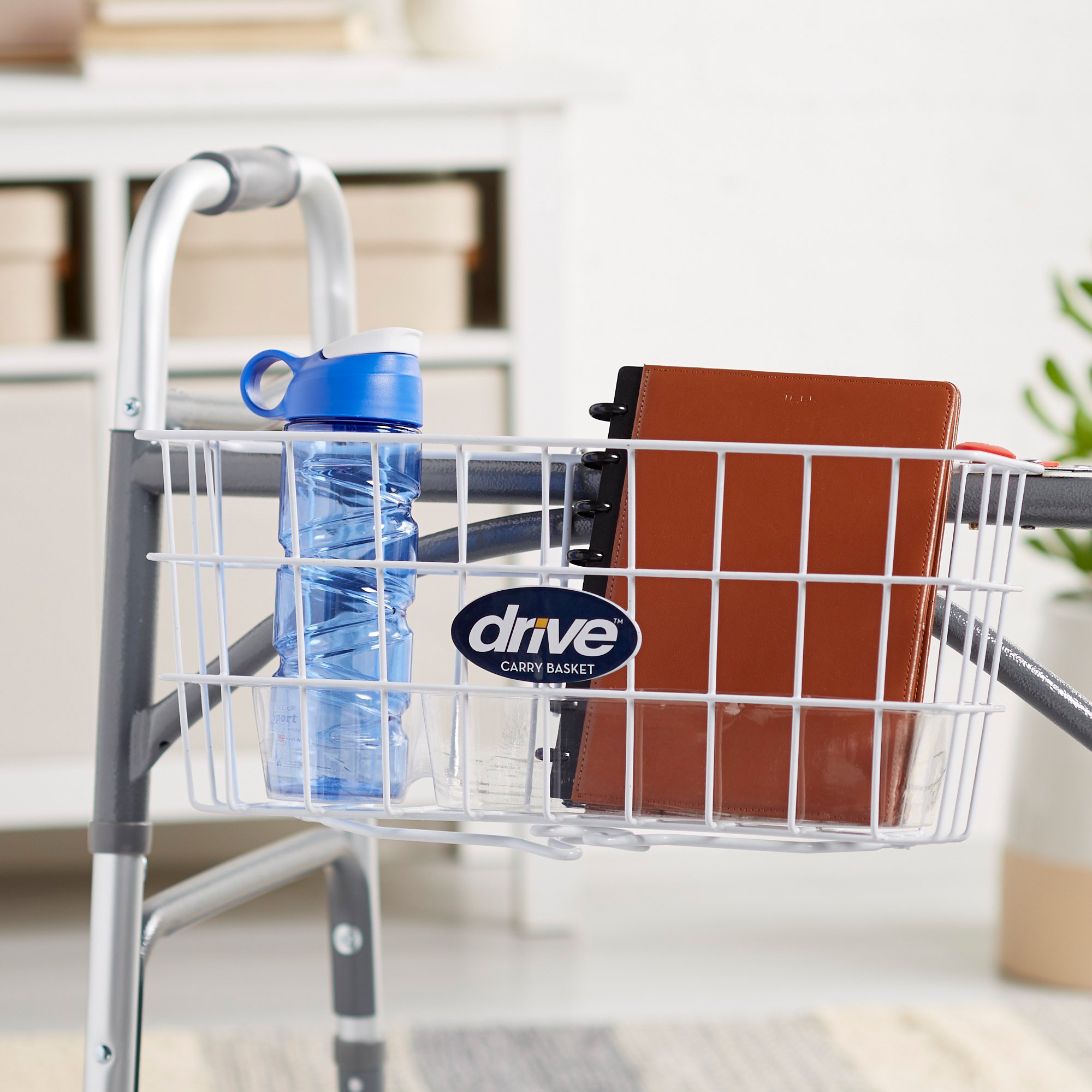 drive™ Walker Basket, Aluminum, Plastic Insert Included - Image 4