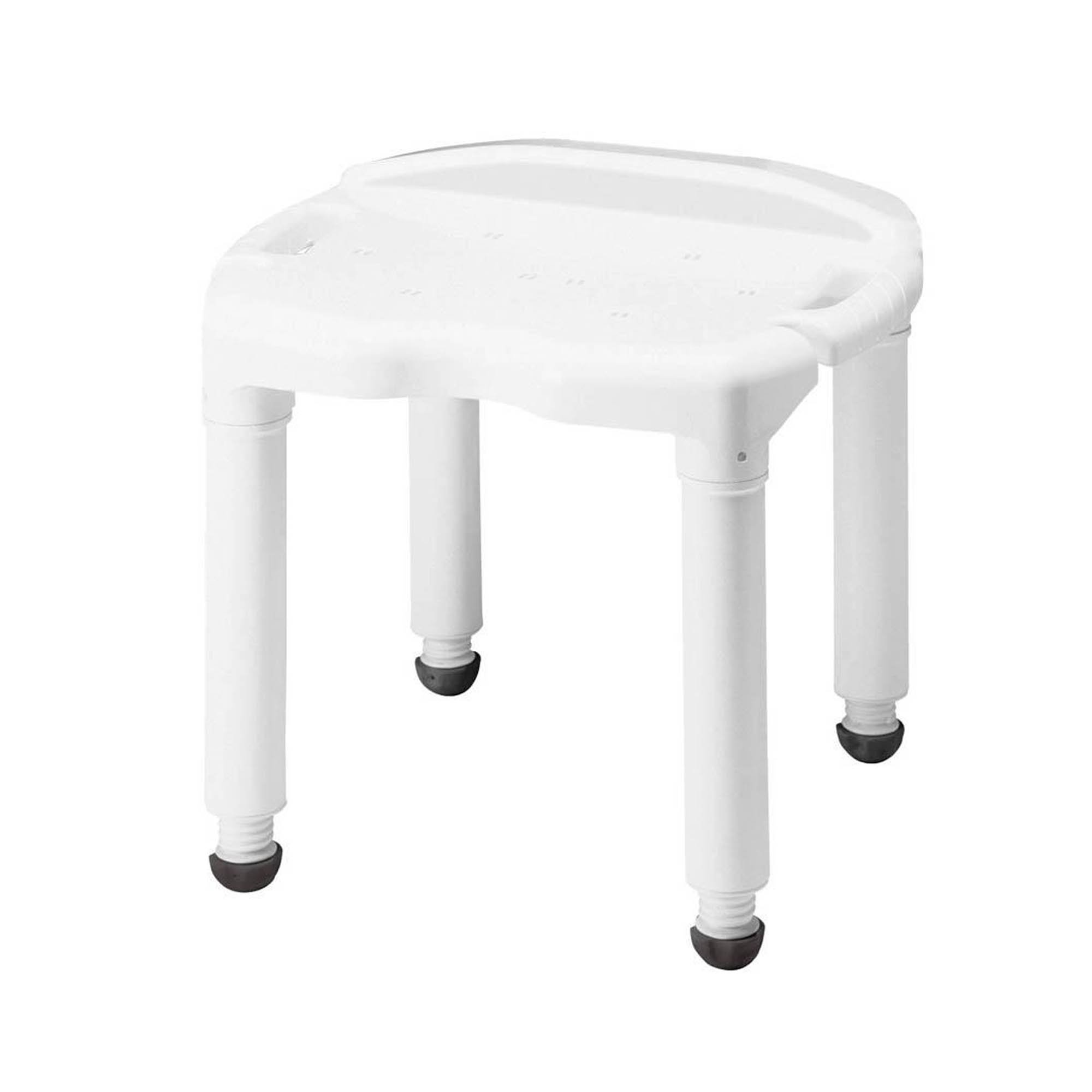 Carex® Universal Bath Seat without Back, White, 400-lb Capacity