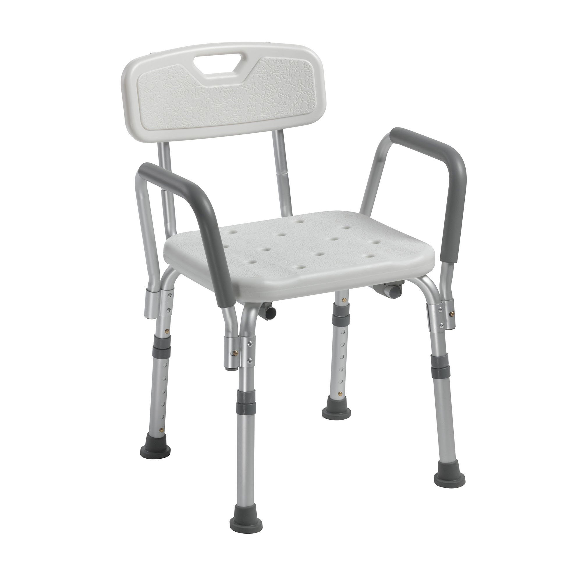 drive™ Shower Chair with Back and Removable Padded Arms