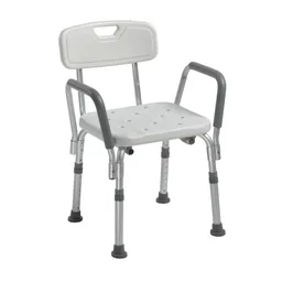 drive™ Shower Chair with Back and Removable Padded Arms