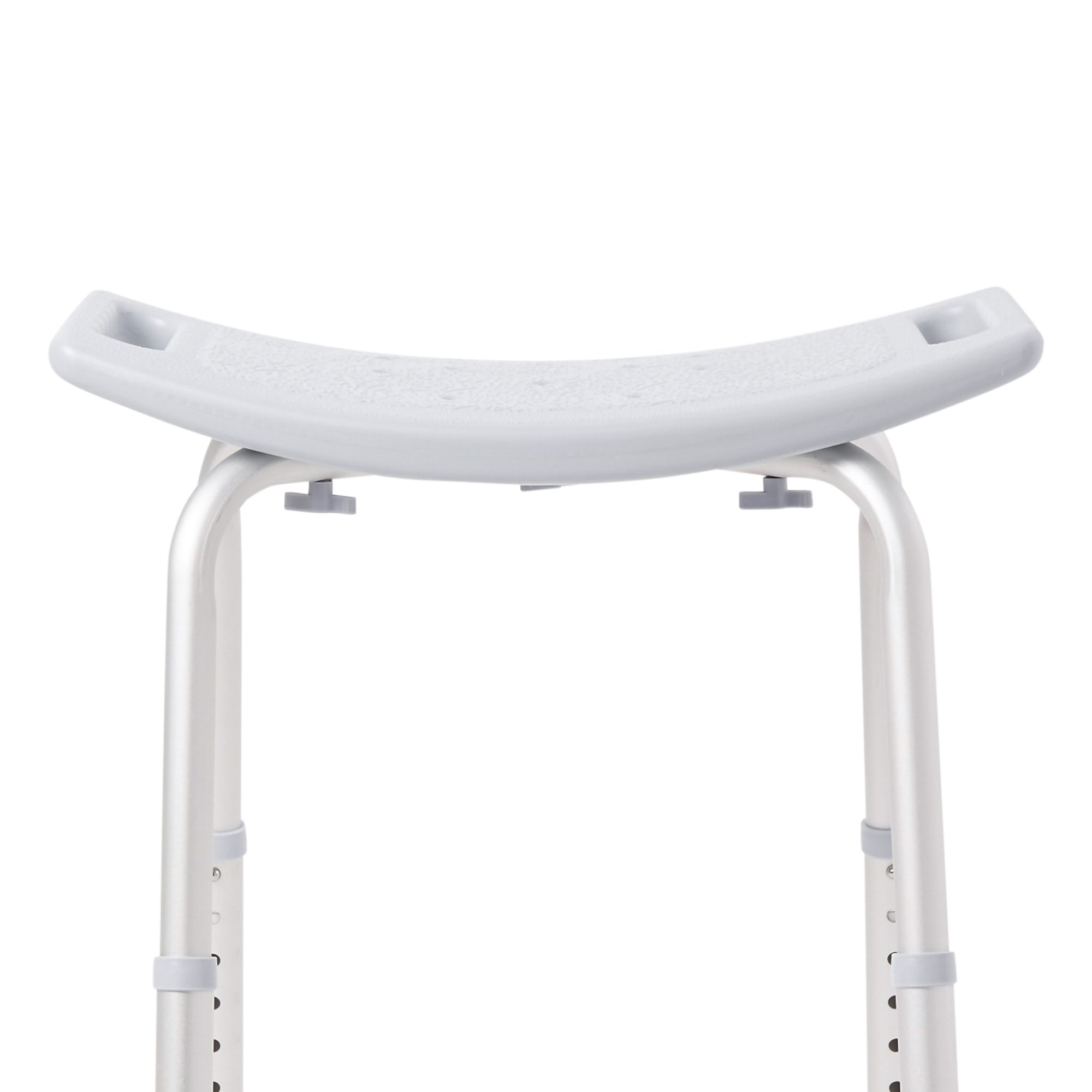 McKesson Aluminum Bath Bench Without Backrest, 15.5 - 19.5 Inch, Gray - Image 3