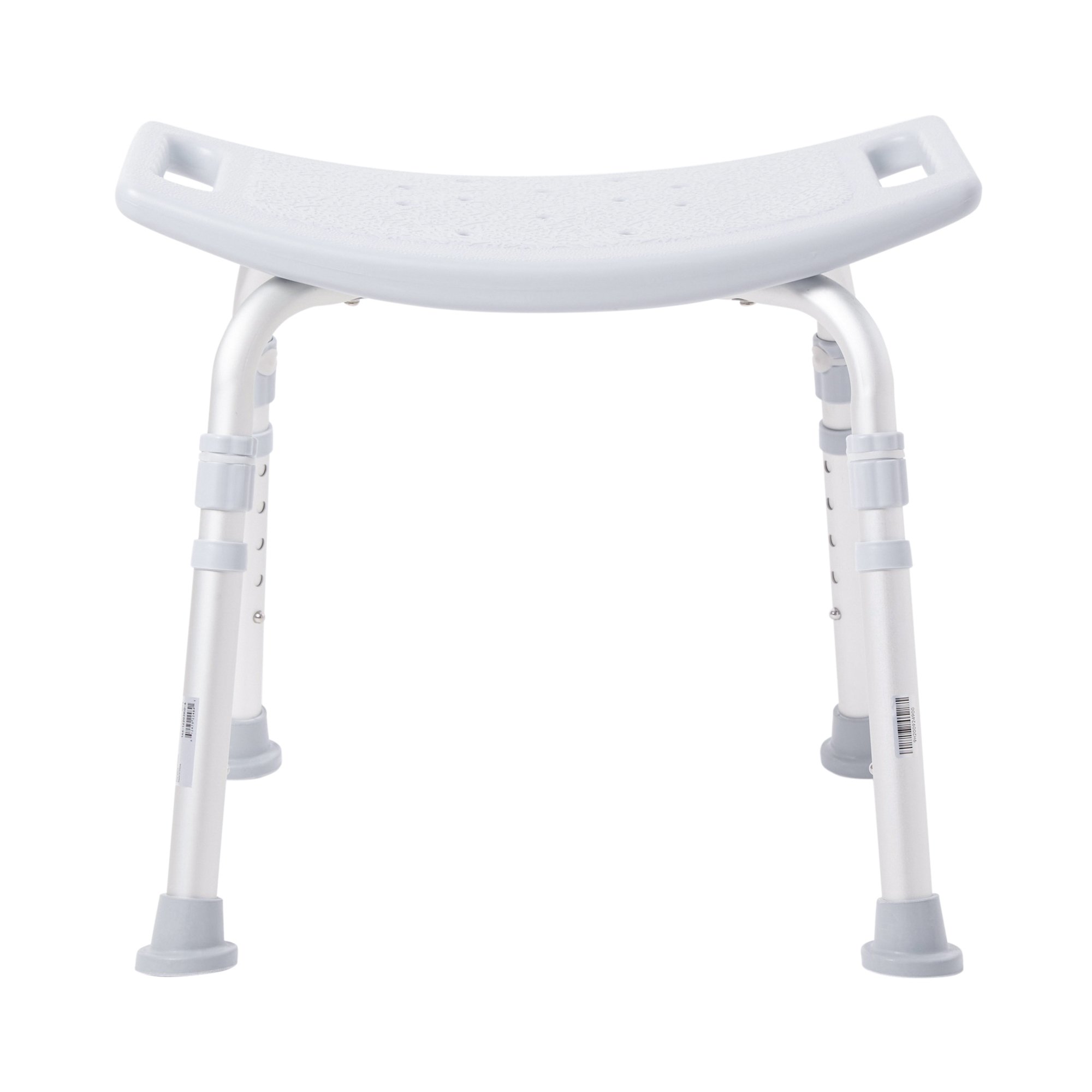 McKesson Aluminum Bath Bench Without Backrest, 15.5 - 19.5 Inch, Gray