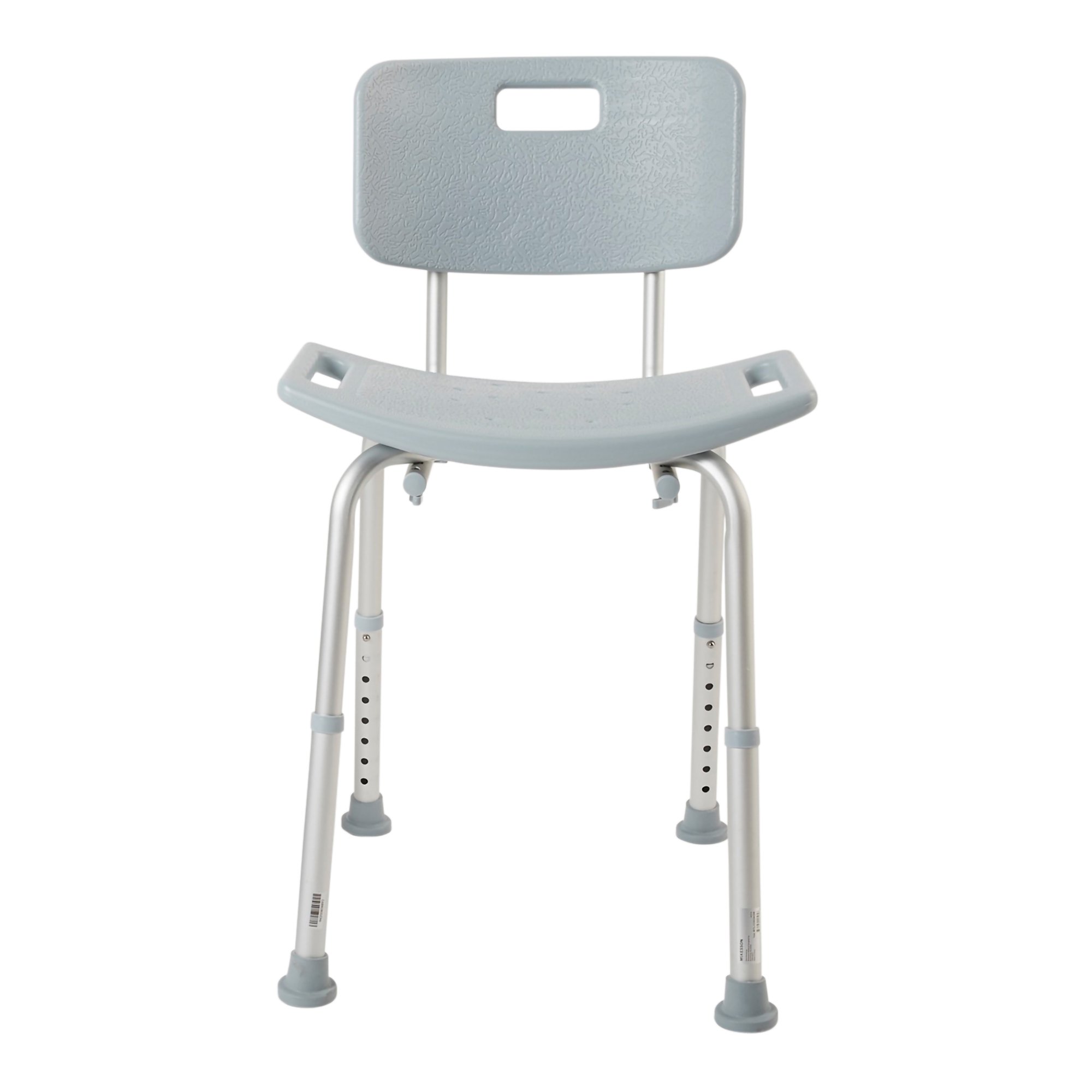 McKesson Aluminum Bath Bench, 15.5 - 19.5 Inch Height