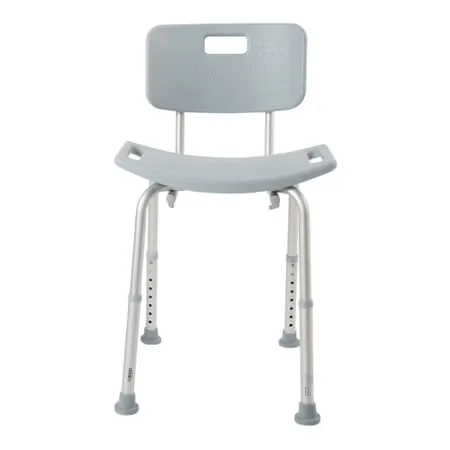 McKesson Aluminum Bath Bench, 15.5 - 19.5 Inch Height