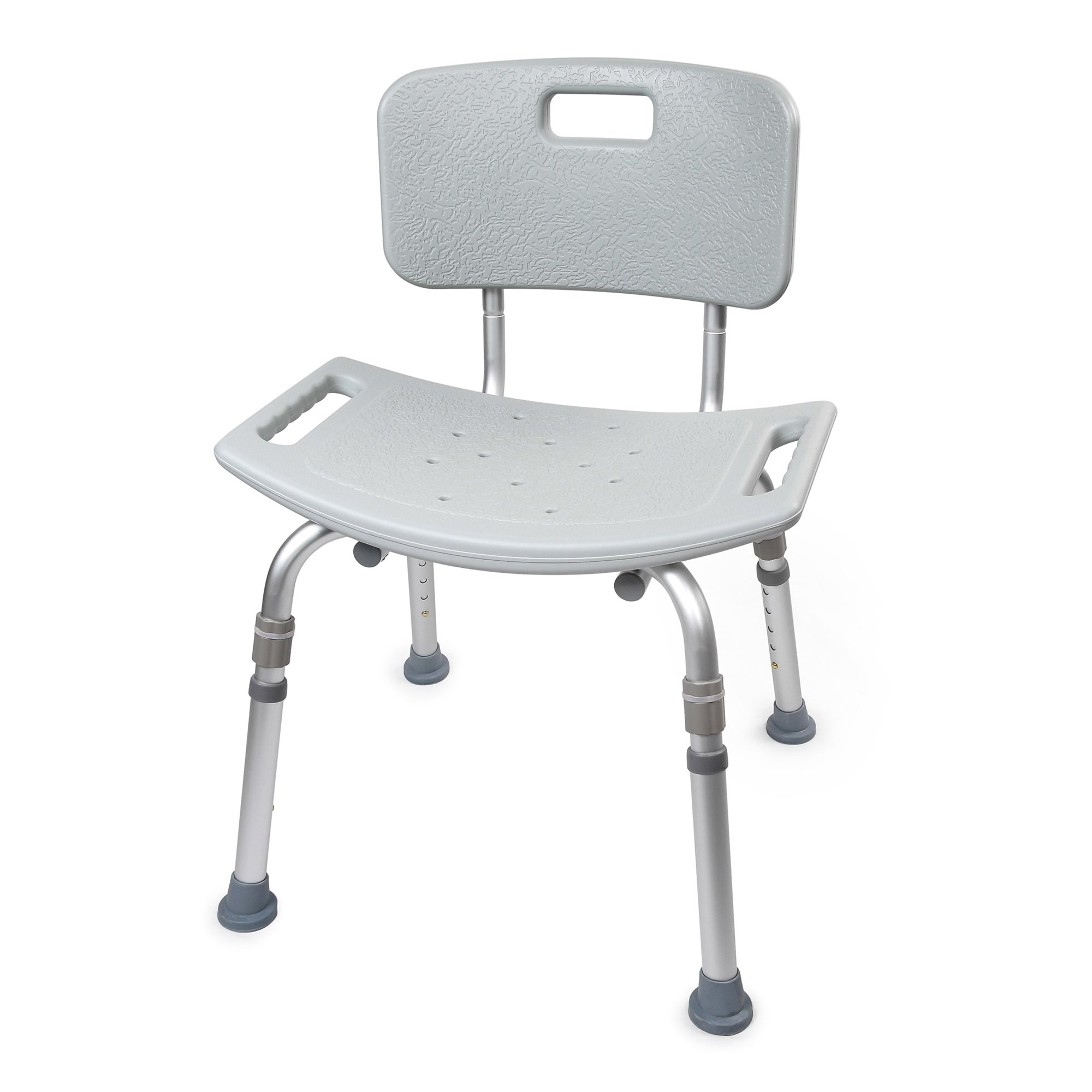 McKesson Aluminum Bath Transfer Bench with Removable Back - Image 2