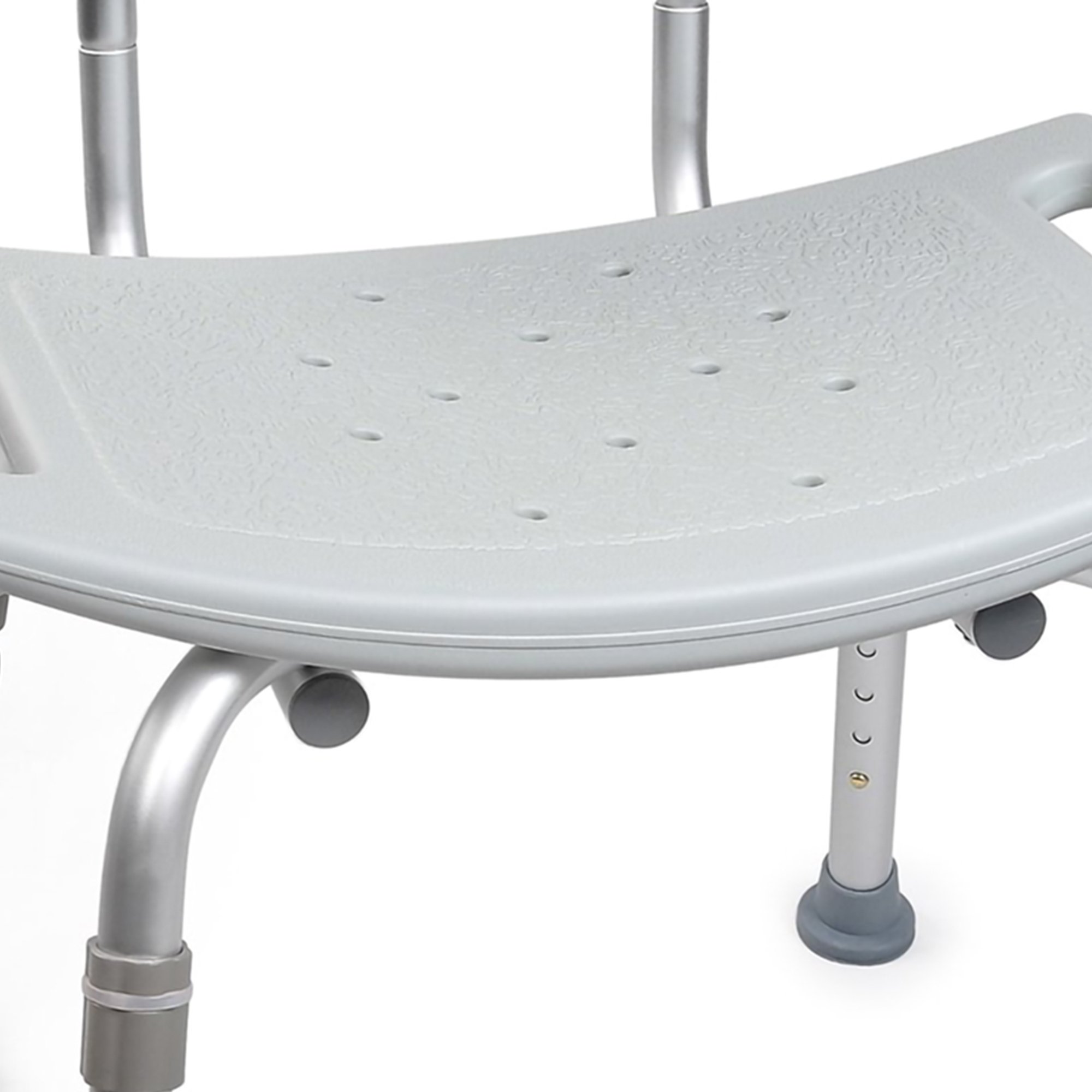 McKesson Aluminum Bath Transfer Bench with Removable Back - Image 3