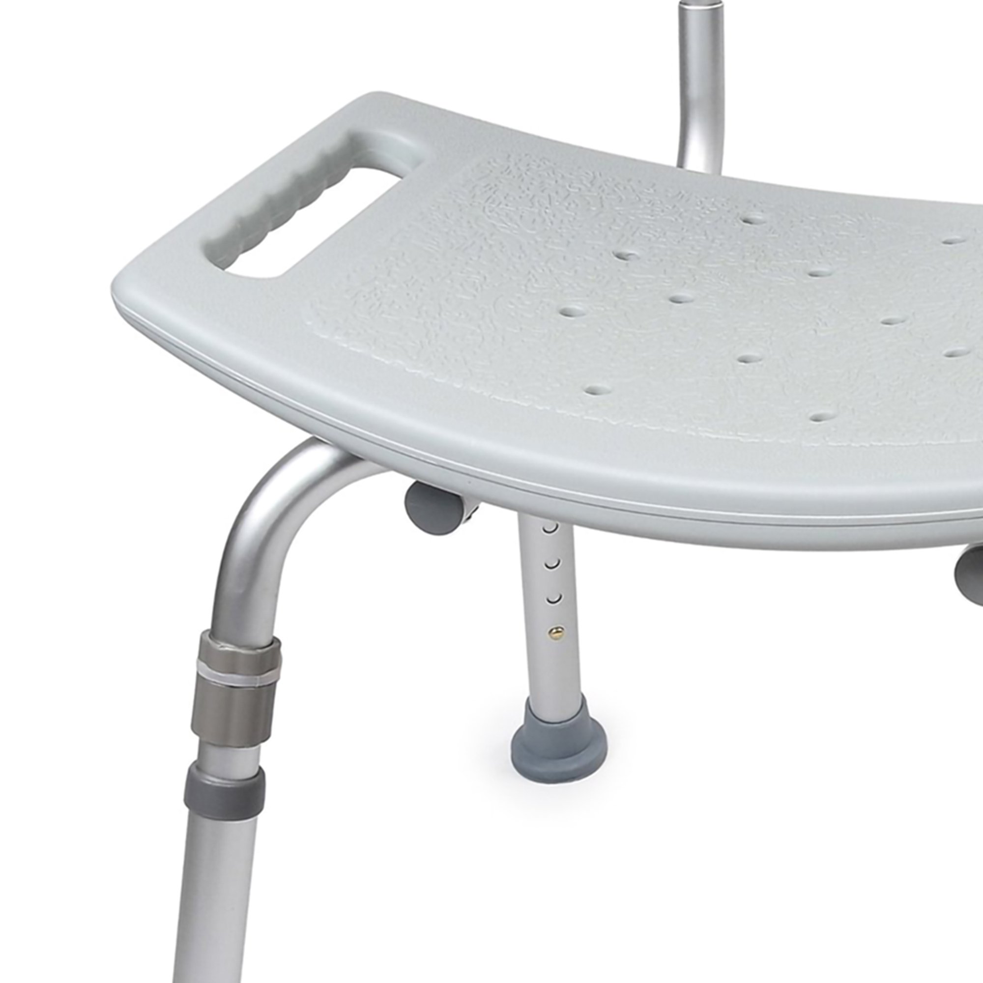 McKesson Aluminum Bath Transfer Bench with Removable Back - Image 4
