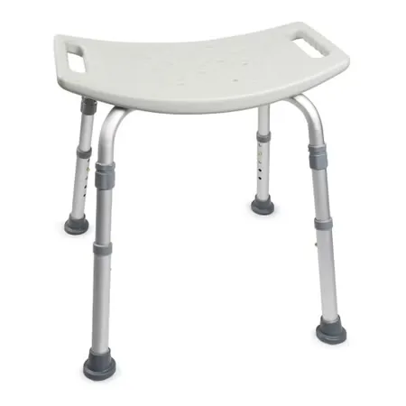 McKesson Aluminum Transfer Bench, Armless Bath Bench, 300-lb. Capacity