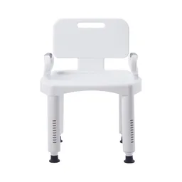 McKesson Bath Bench with Removable Arm Rail and Back, 21.25 Inch Width