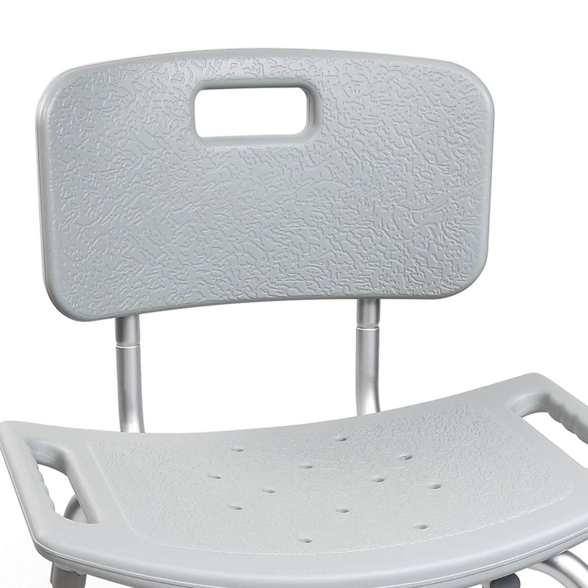 McKesson Removable Back Aluminum Bath Bench, 15.5 - 19.5 Inch, Gray - Image 4