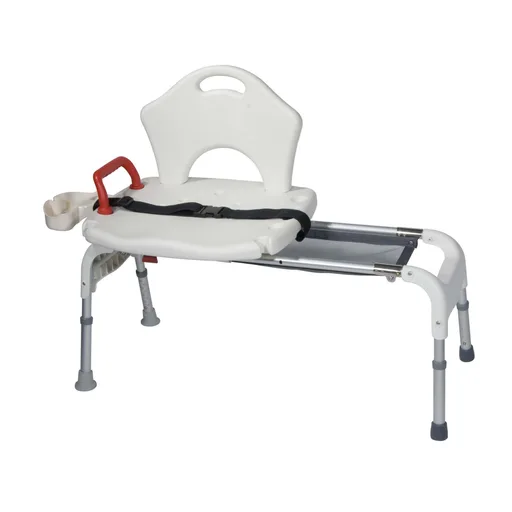 drive™ Aluminum Bath Transfer Bench, 21 - 25 Inch Seat Height