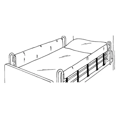 SkiL-Care™ Cushion Top Vinyl Bed Rail Pads, 72 Inch Length