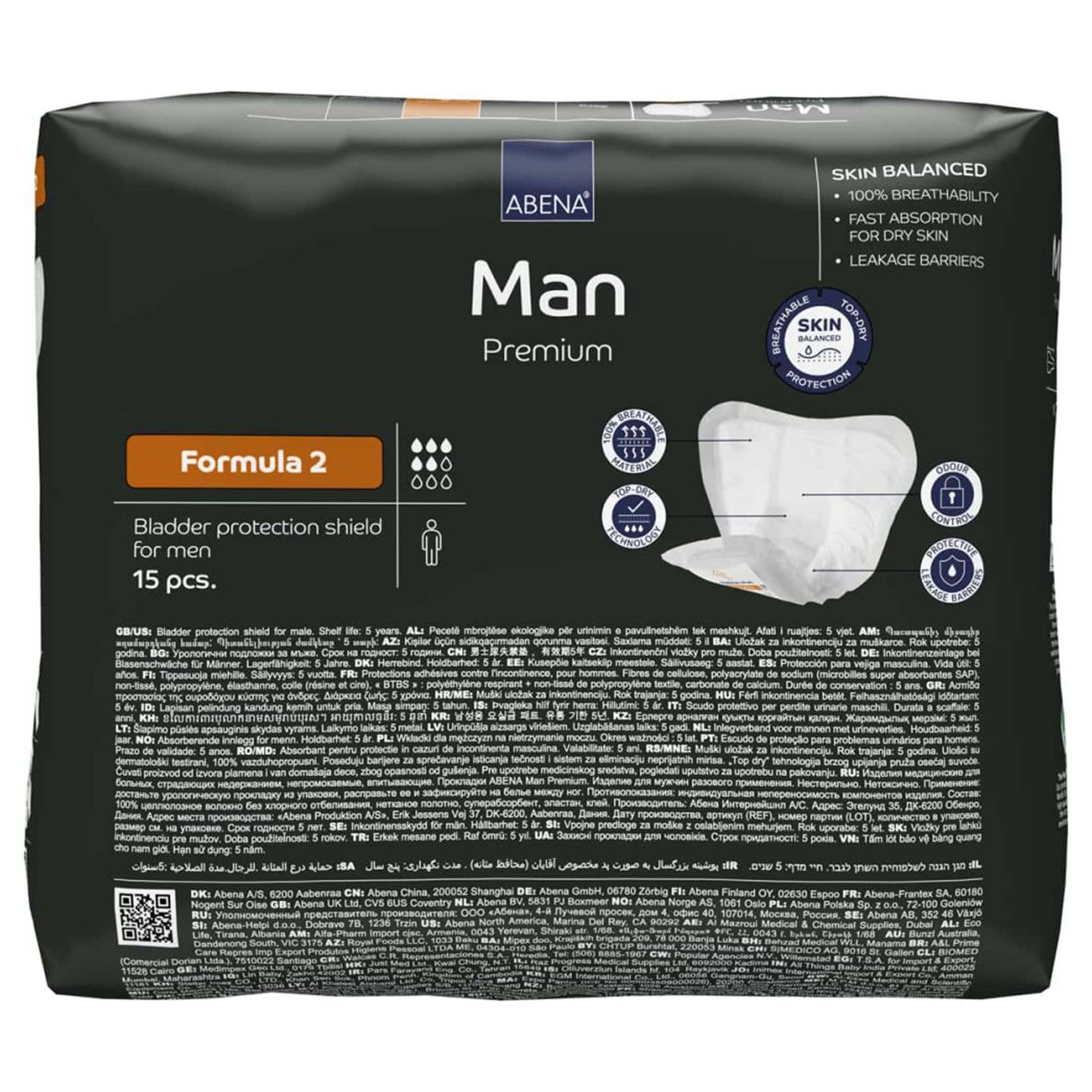 Abena® Man Premium Bladder Protection Shield, Formula 2 - Image 5