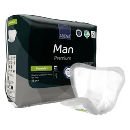 Abena® Man Premium Formula 1 Bladder Control Pad, Light Large