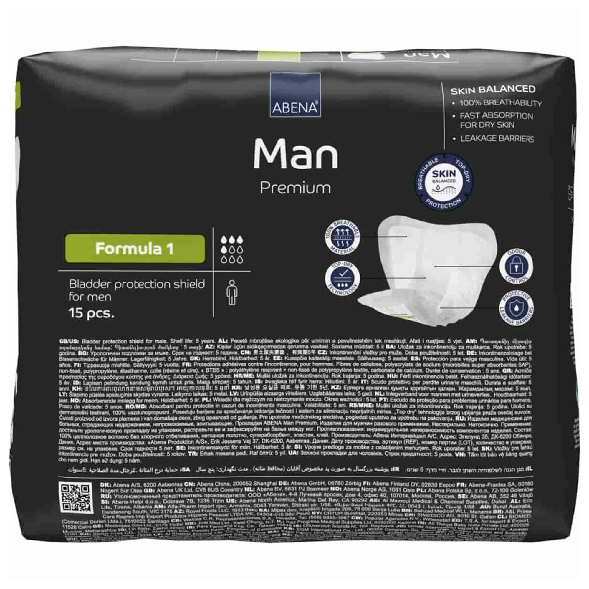 Abena® Man Premium Formula 1 Bladder Control Pad, Light Large - Image 5