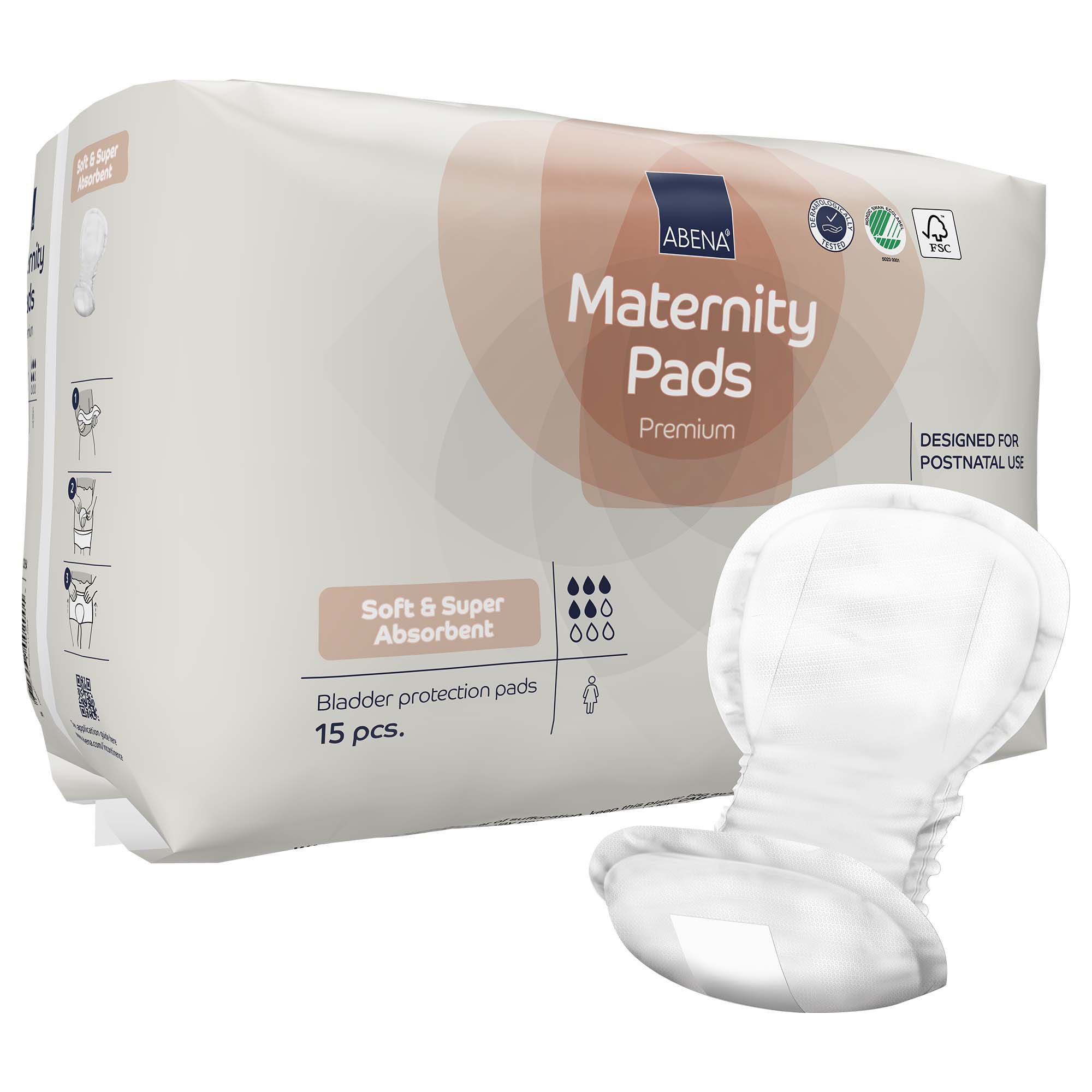 Abena® Maternity Pads Premium Soft and Super Absorbent