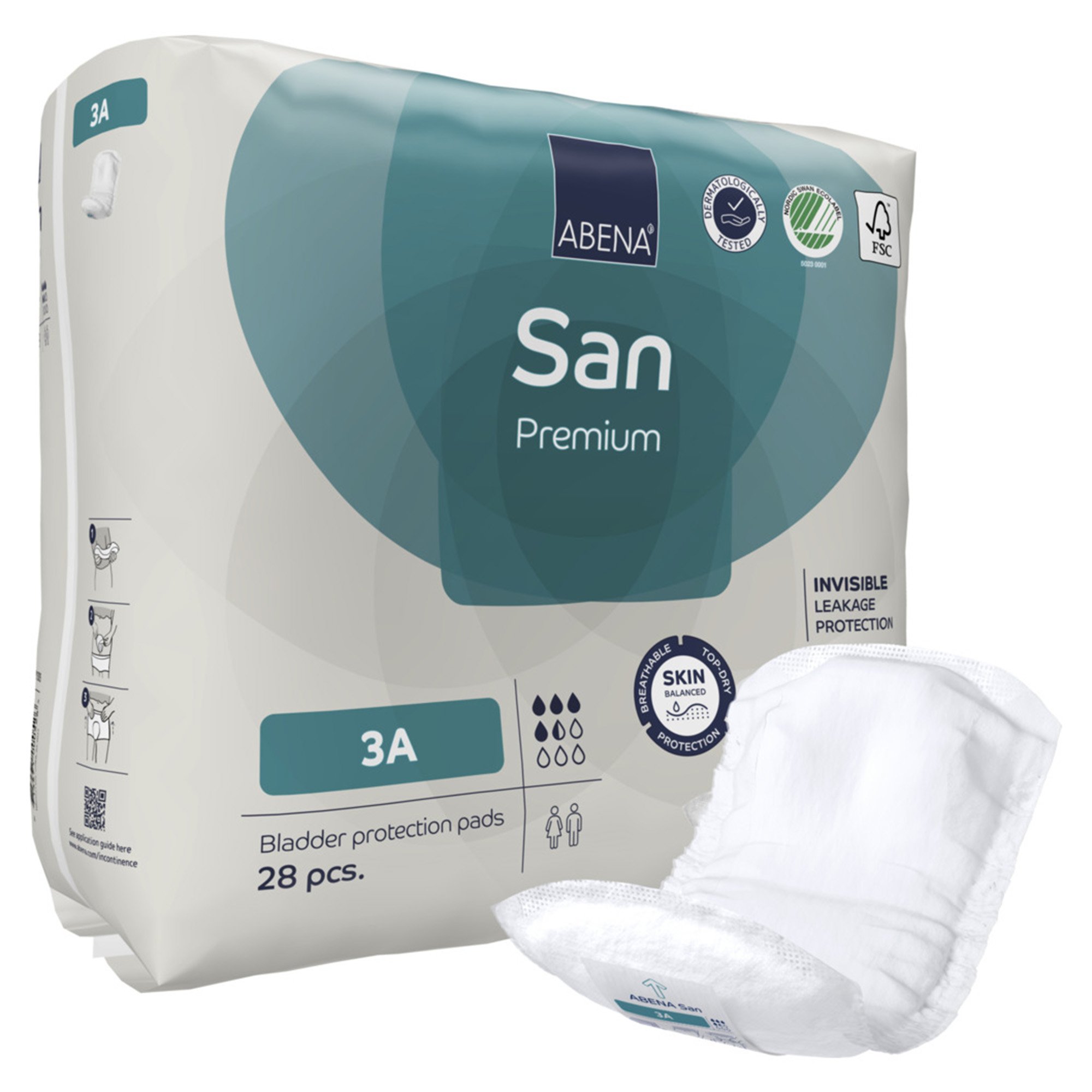 Abena® San 3A Premium Bladder Protection Pads
