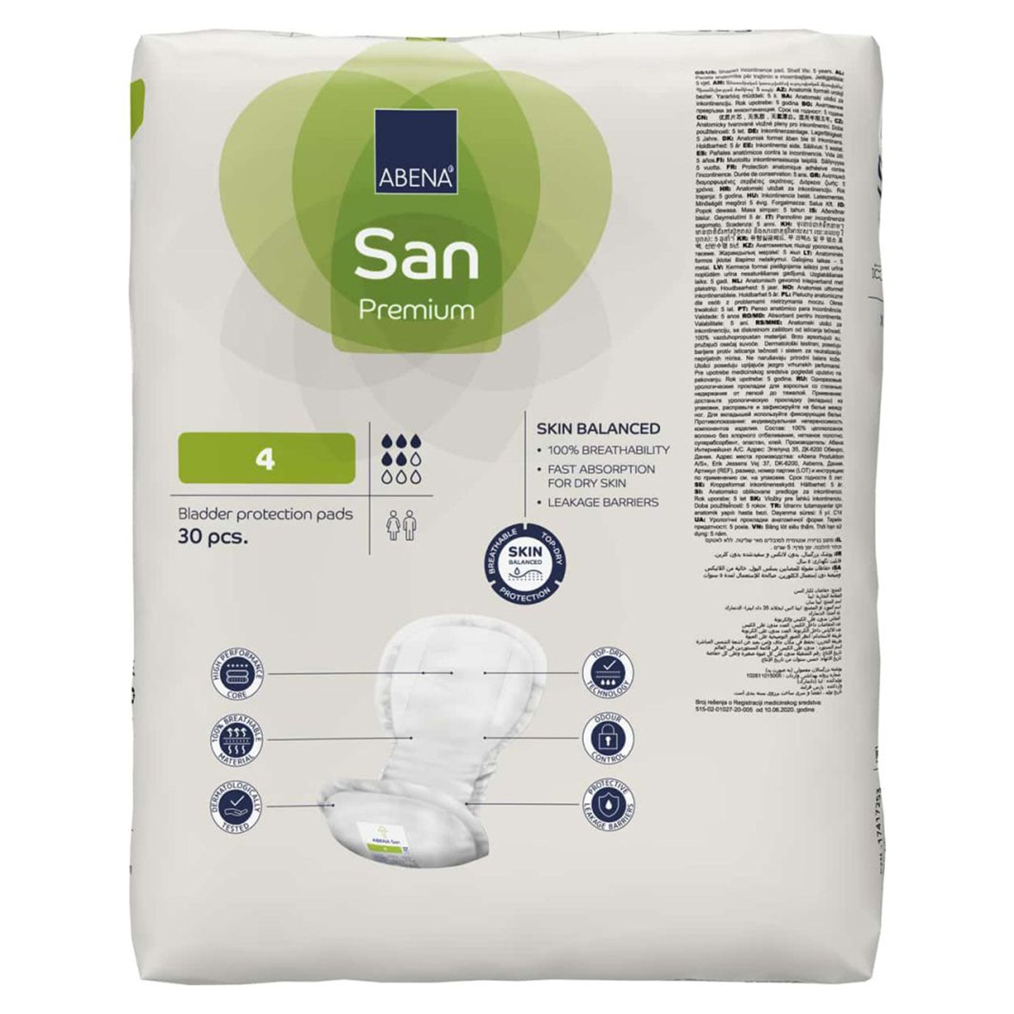 Abena® San 4 Premium Bladder Protection Pads - Image 6