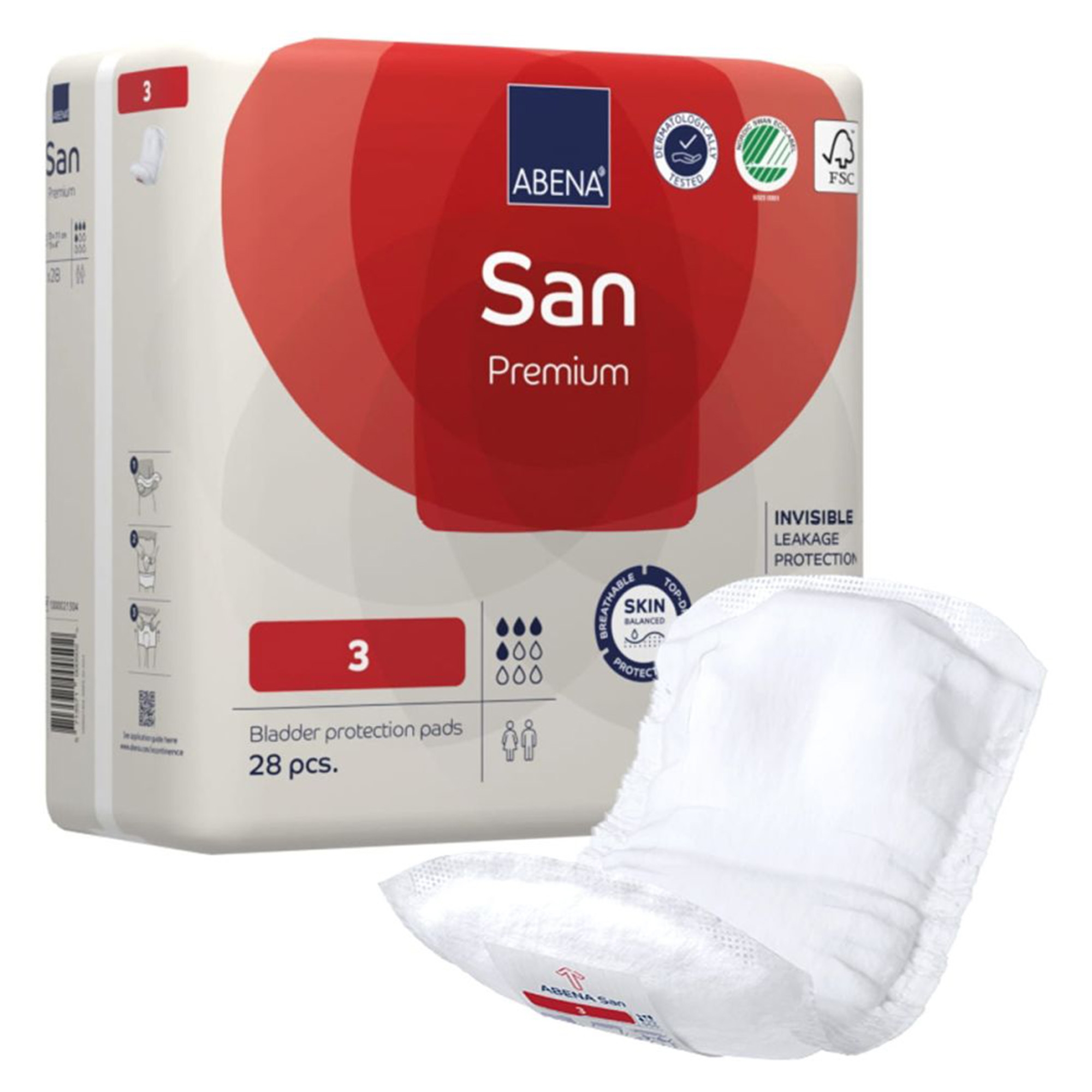 Abena® San Premium Bladder Protection Pads, Size 3