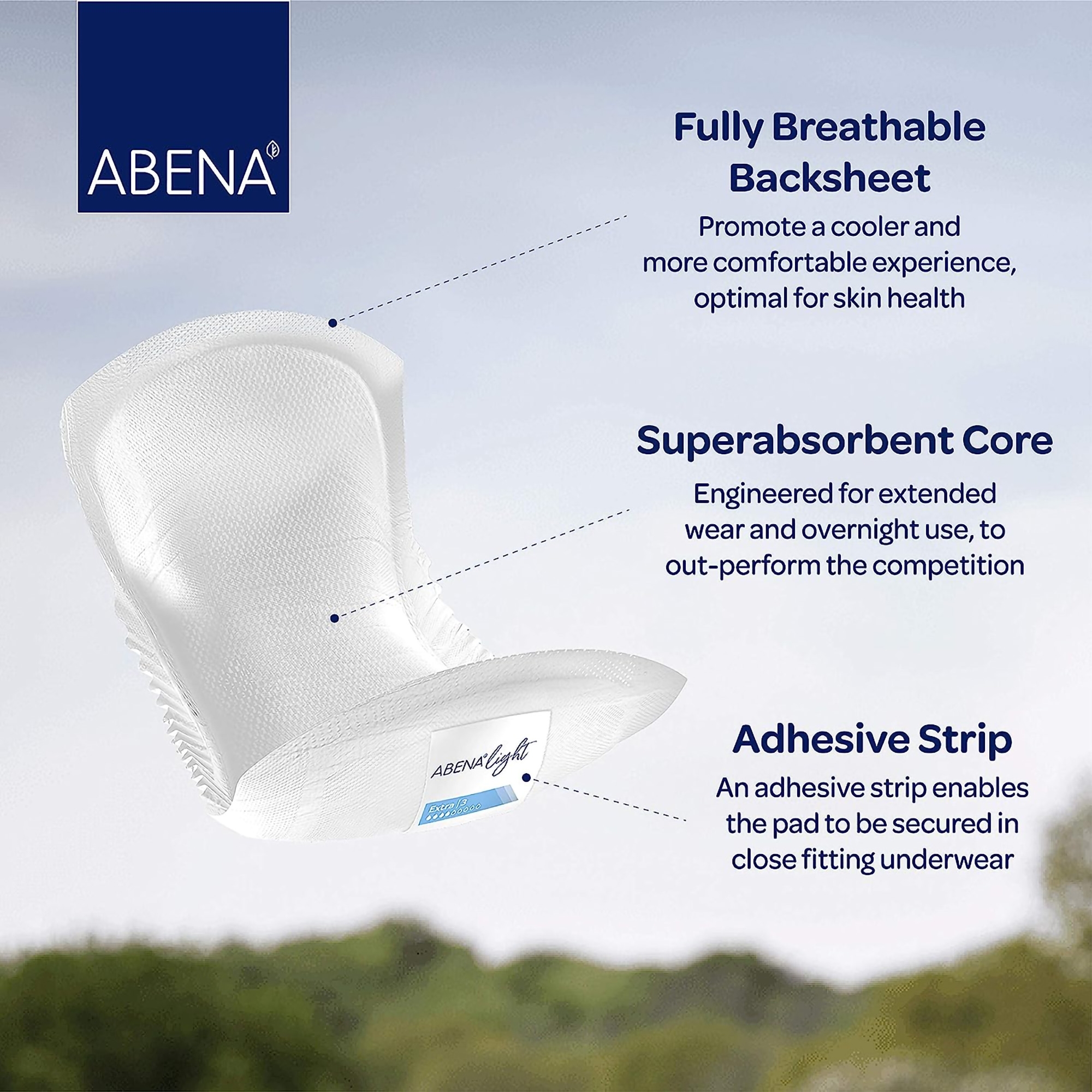 Abena™ Light Extra Bladder Control Pad, 13-Inch Length - Image 5