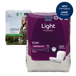 Abena™ Light Mini Plus Bladder Control Pad, 11-Inch Length