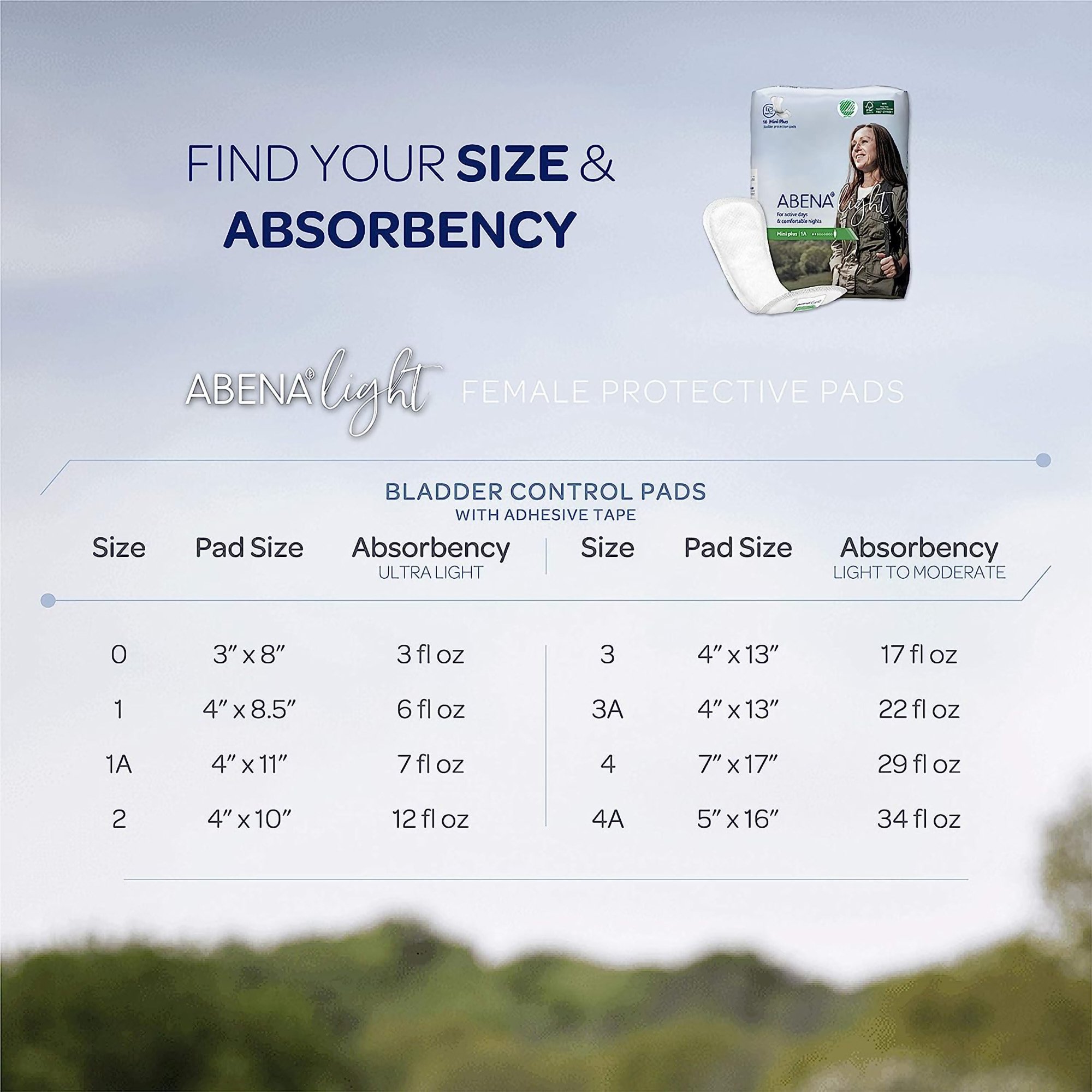 Abena™ Light Mini Plus Bladder Control Pad, 11-Inch Length - Image 4