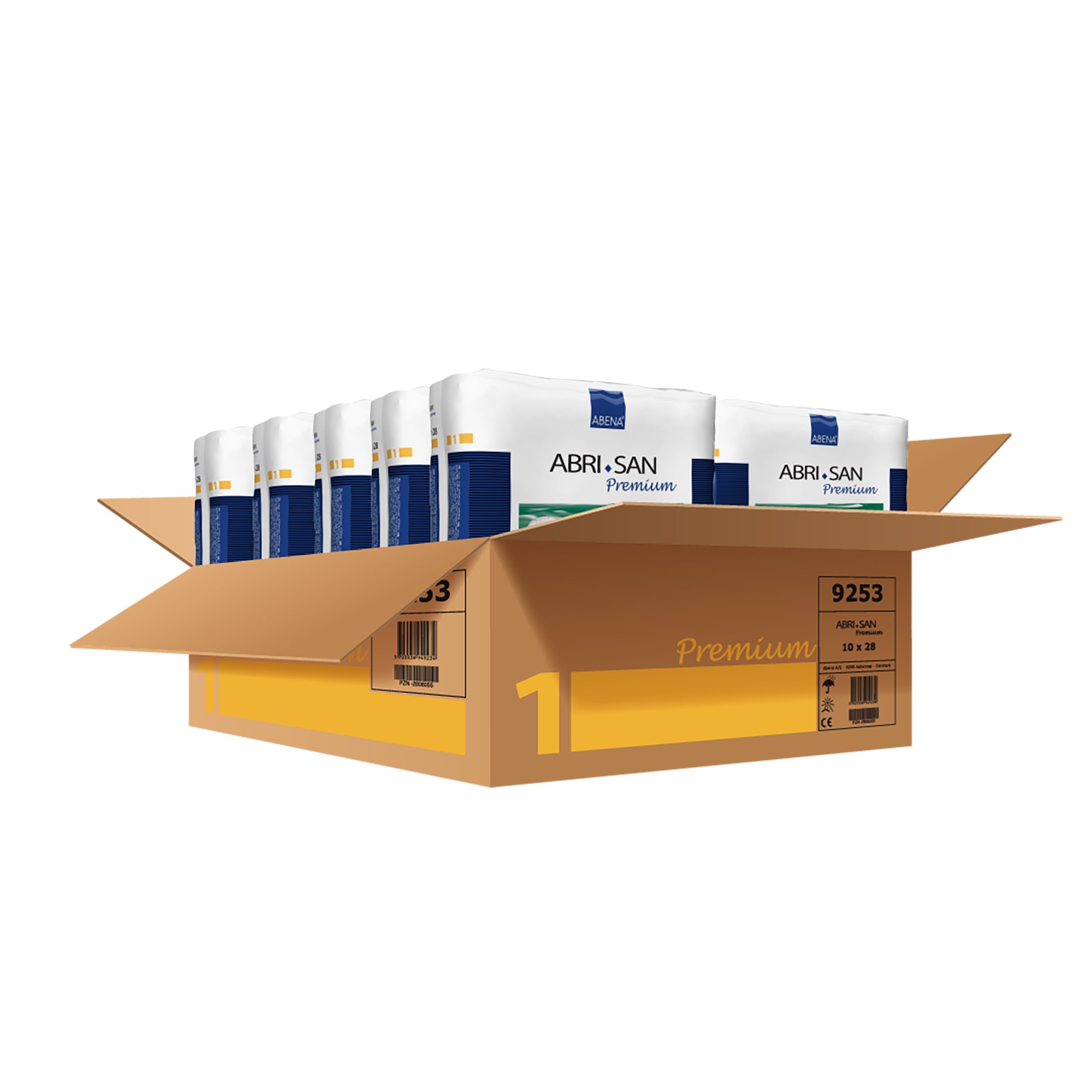 Abri-San™ Premium 1 Bladder Control Pad, 9-Inch Length - Image 3