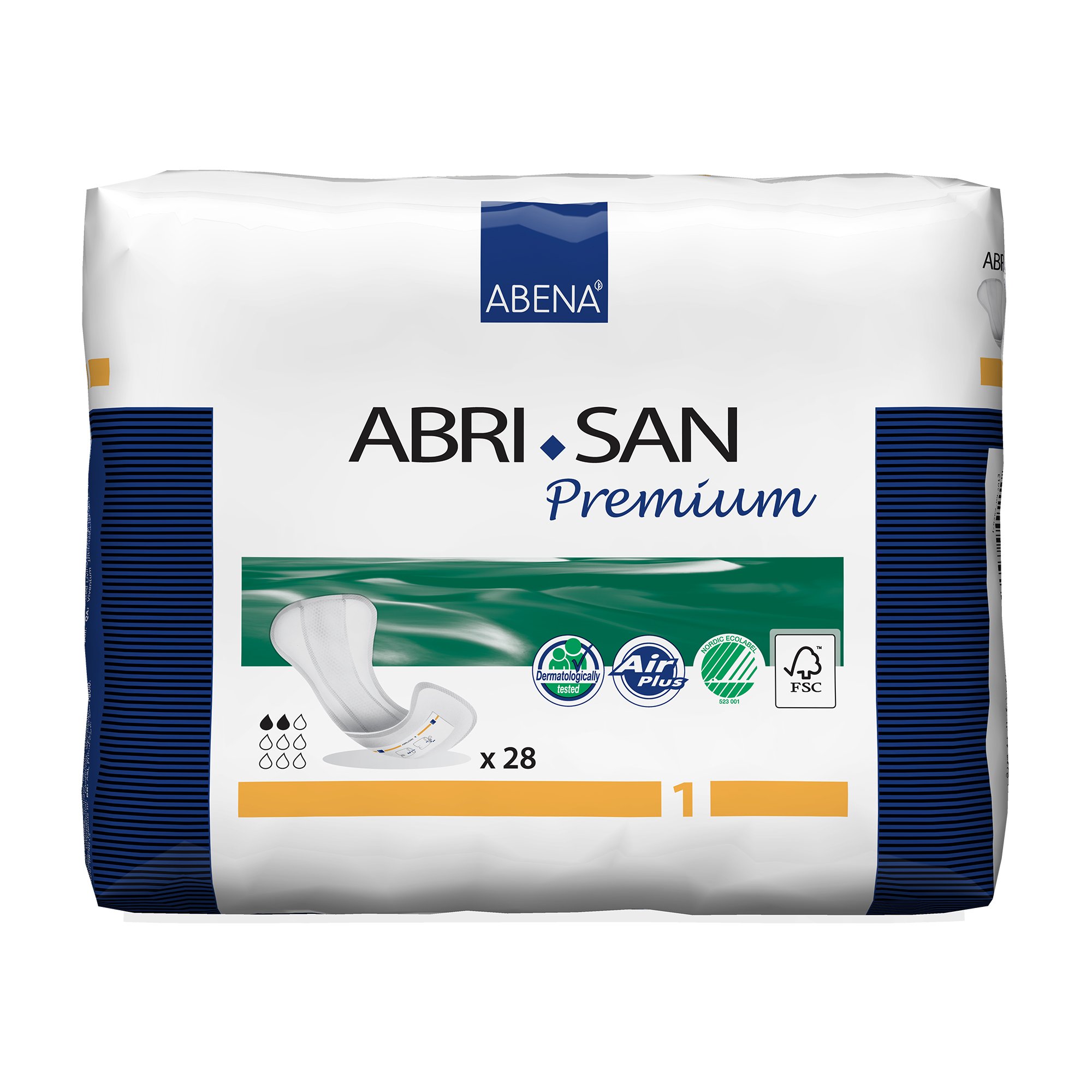 Abri-San™ Premium 1 Bladder Control Pad, 9-Inch Length - Image 2