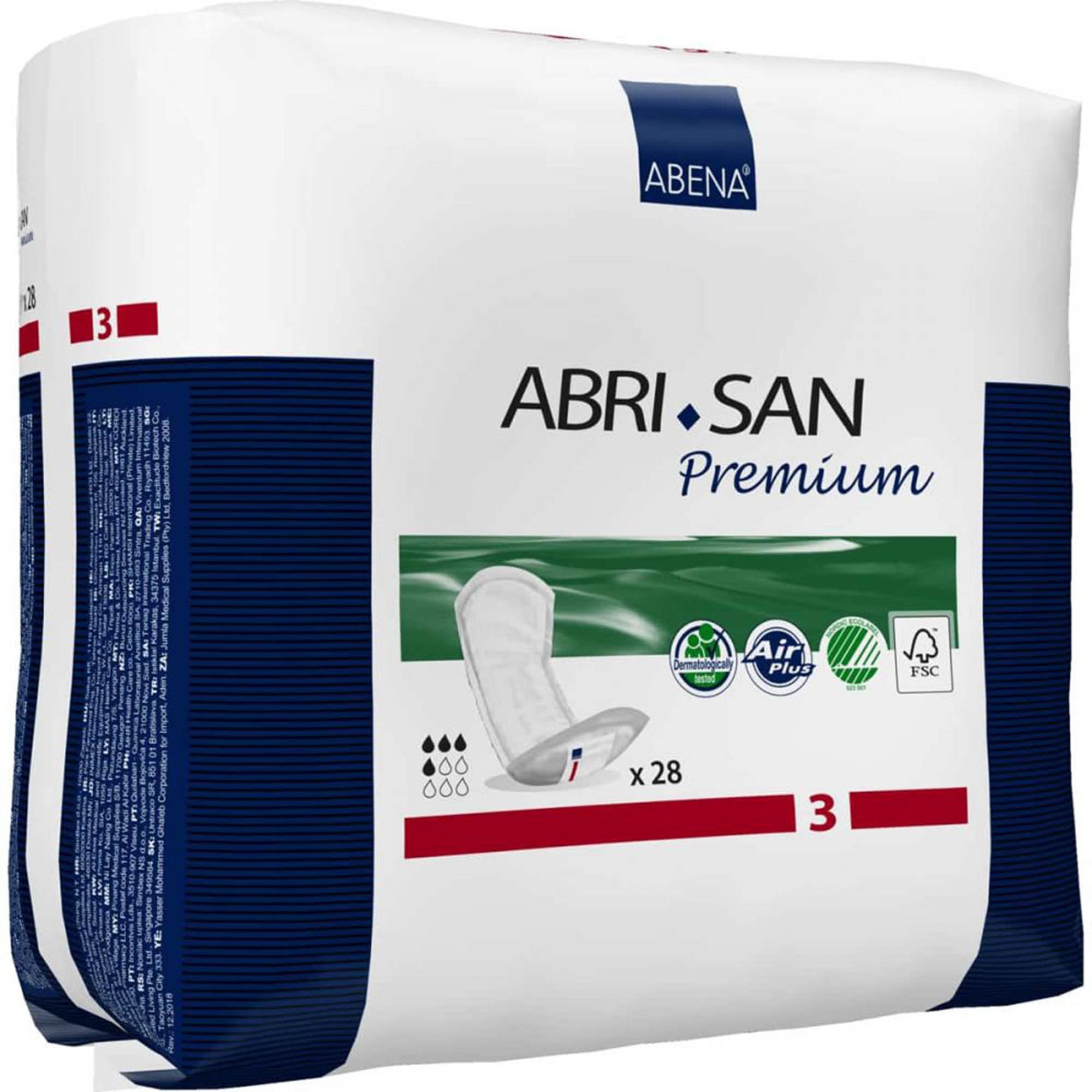 Abri-San™ Premium 3 Bladder Control Pad, 12-Inch Length - Image 3