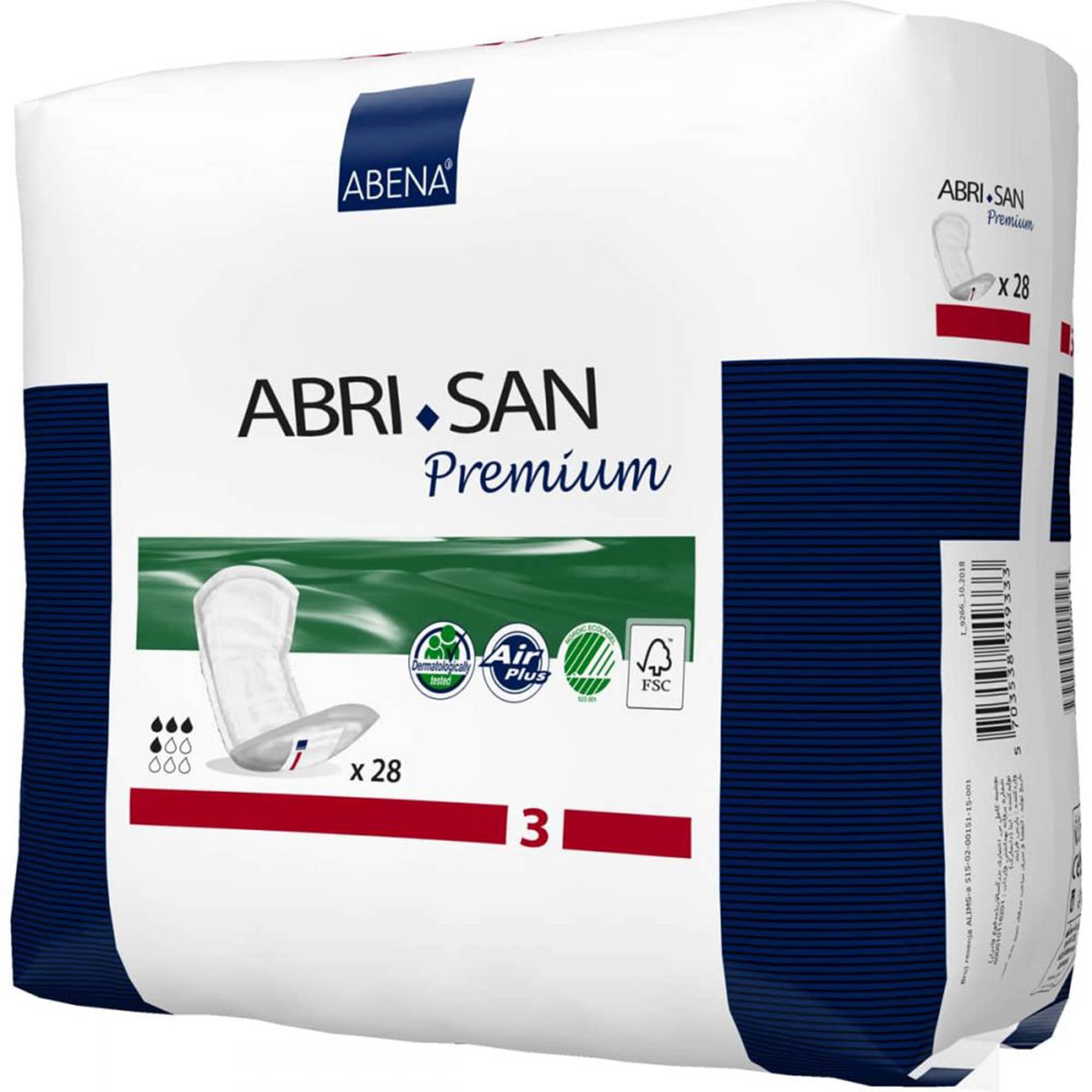 Abri-San™ Premium 3 Bladder Control Pad, 12-Inch Length - Image 4