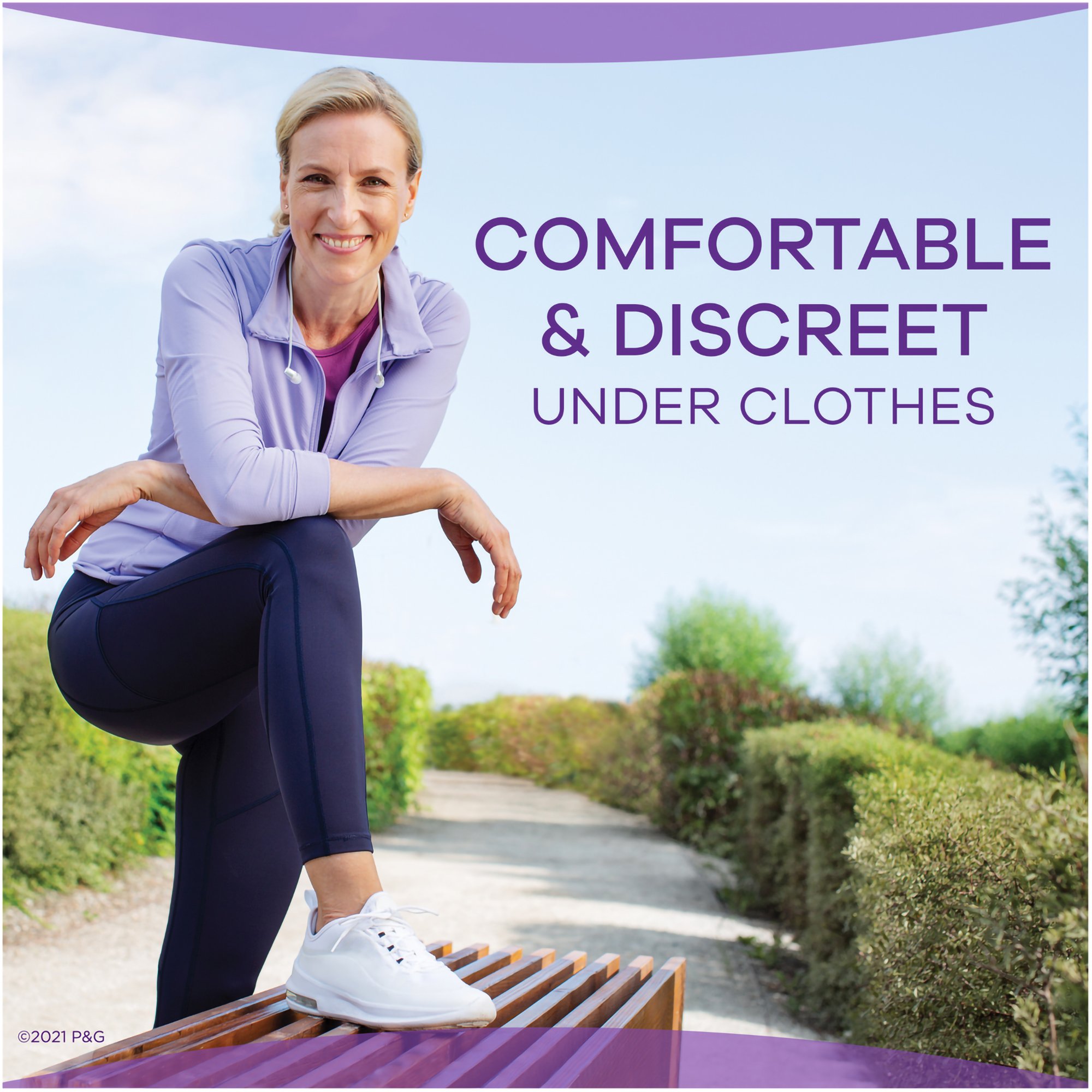 Always® Discreet Bladder Control Pad, Moderate - Image 4