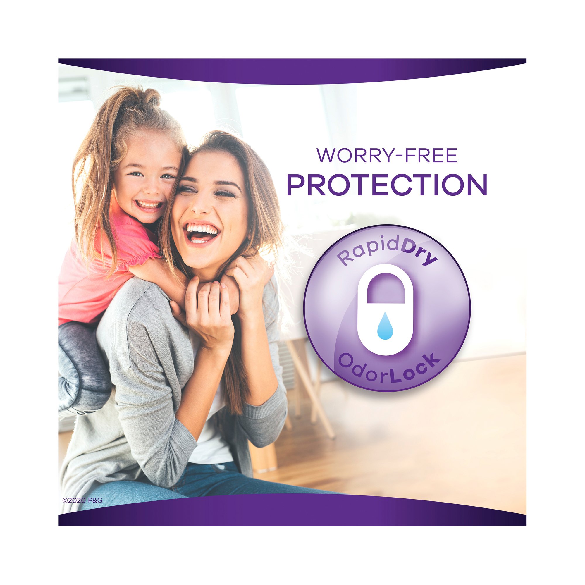 Always® Discreet Bladder Control Pad, One Size Fits Most - Image 4