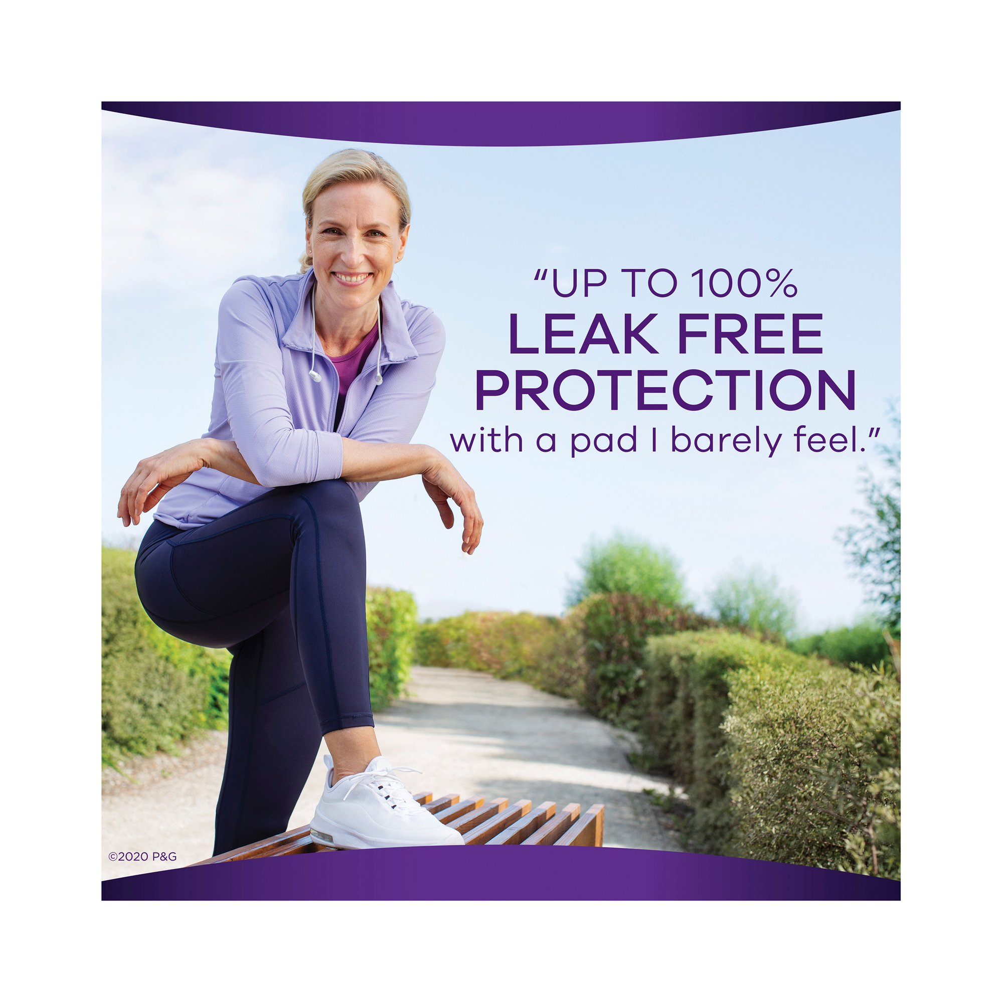 Always® Discreet Bladder Control Pad, One Size Fits Most - Image 3